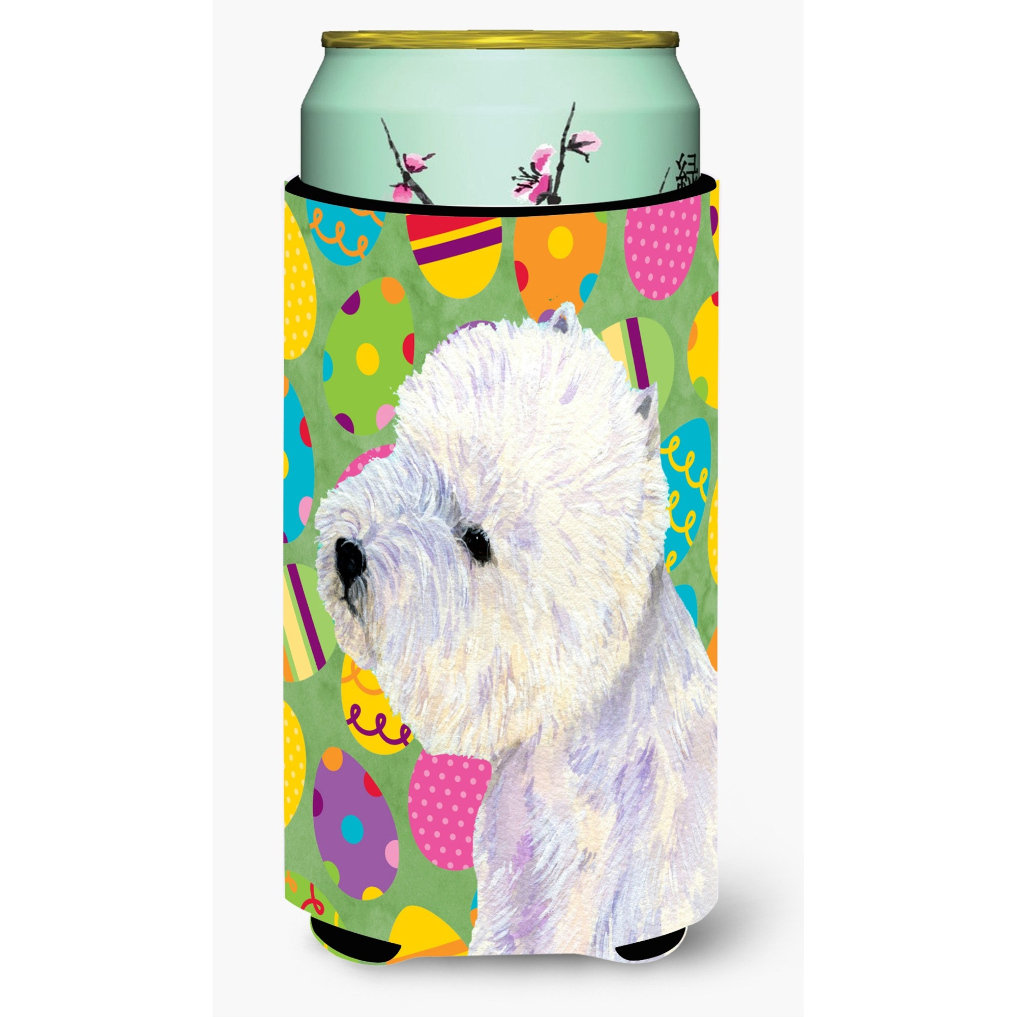 Westie Easter Eggtravaganza  Tall Boy Beverage Insulator Beverage Insulator Hugger