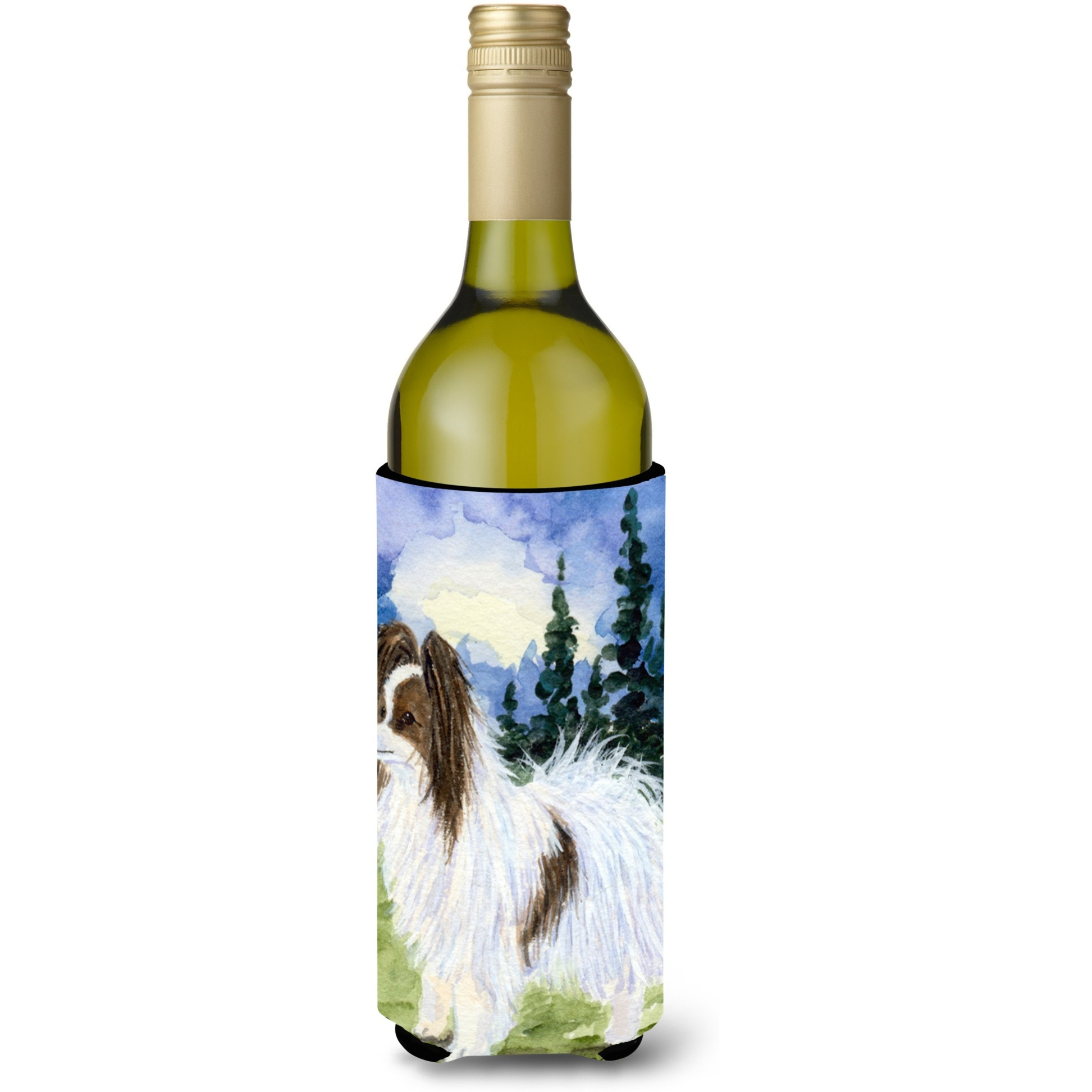 Papillon Wine Bottle Beverage Insulator Beverage Insulator Hugger SS8975LITERK