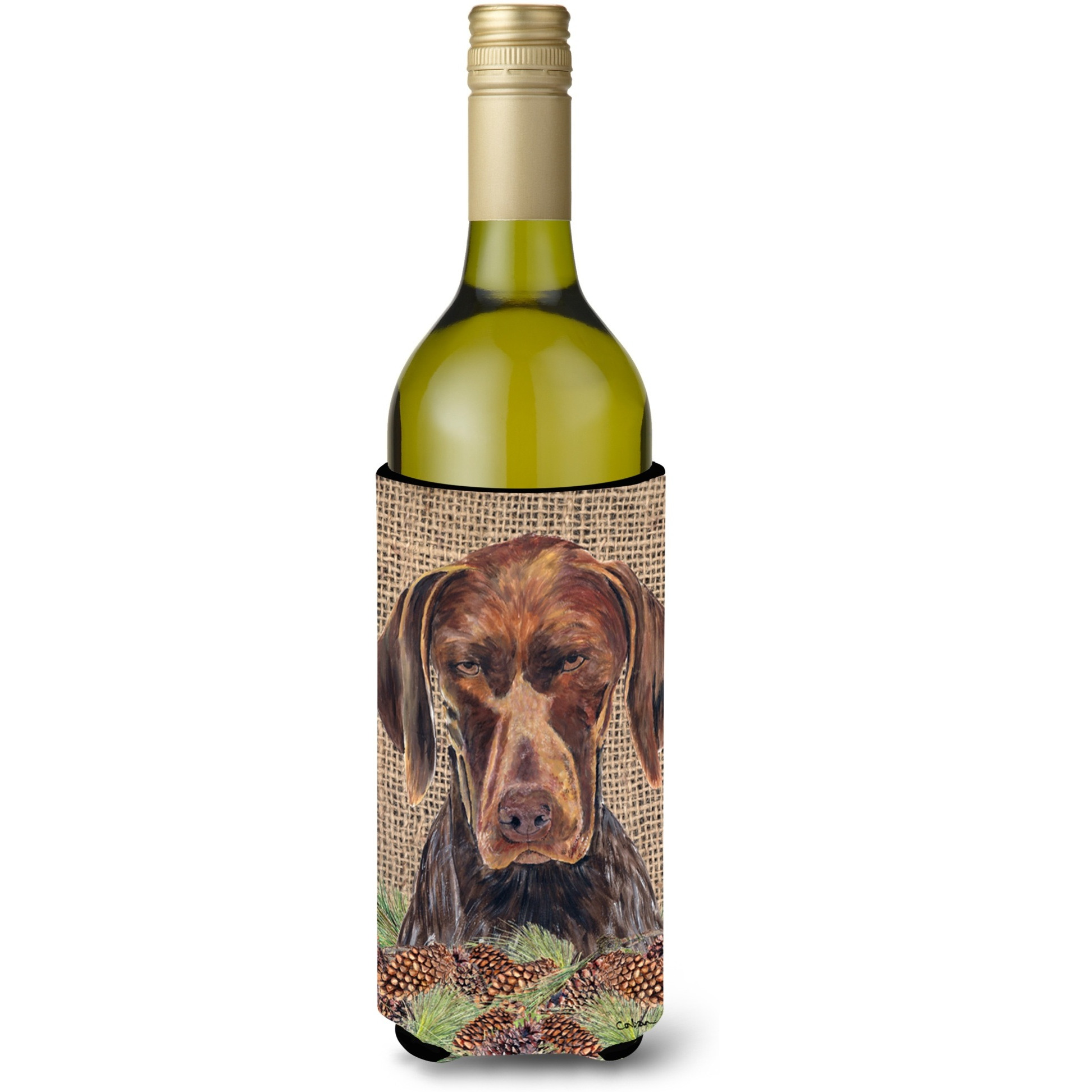 German Shorthaired Pointer Wine Bottle Beverage Insulator Beverage Insulator Hugger