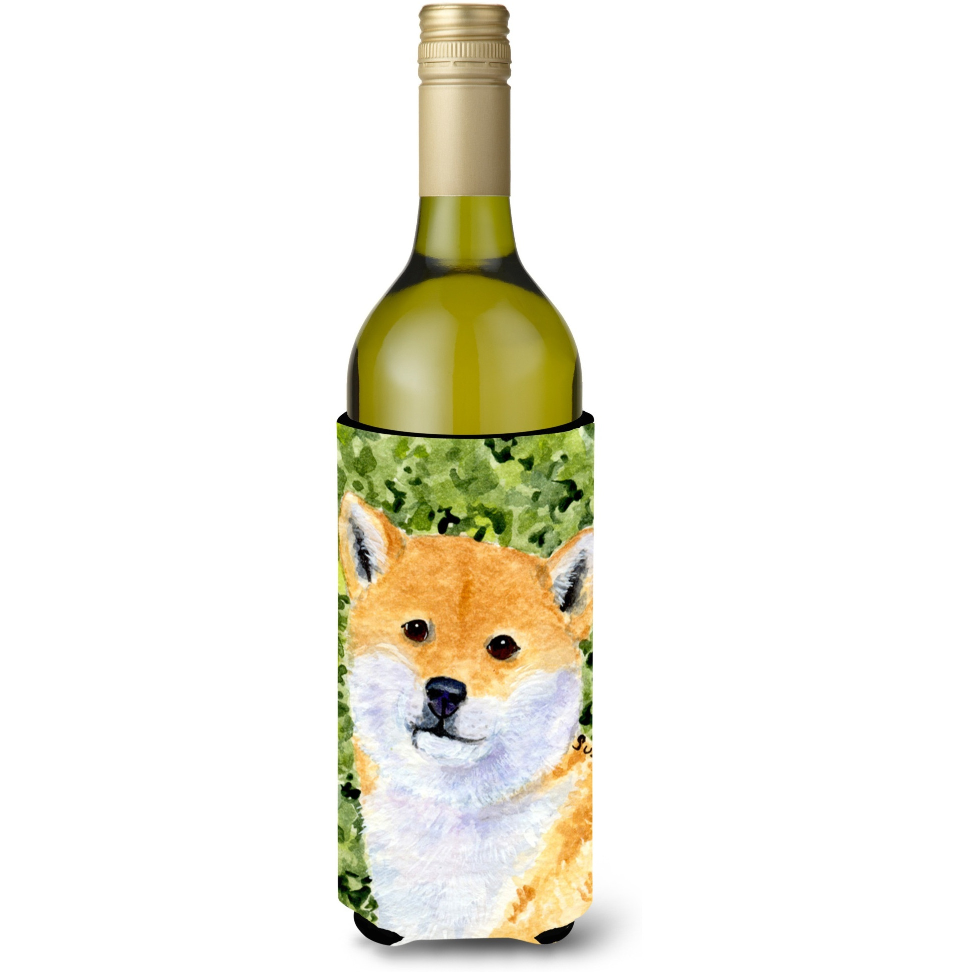 Shiba Inu Wine Bottle Beverage Insulator Beverage Insulator Hugger SS8719LITERK