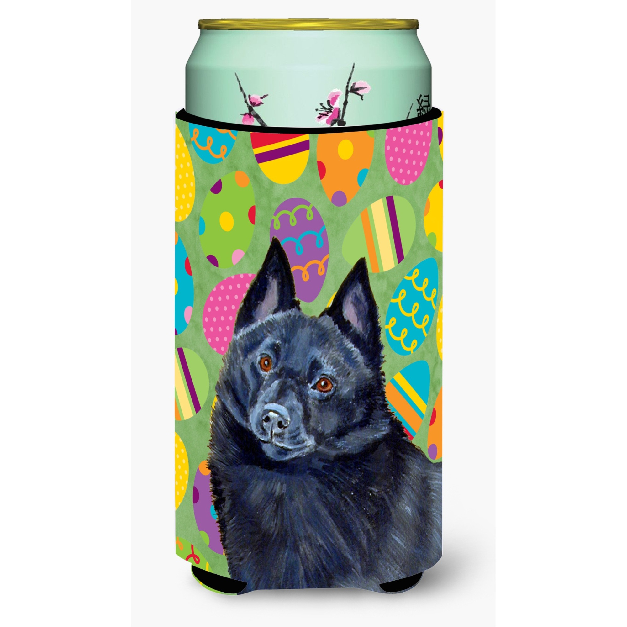 Schipperke Easter Eggtravaganza  Tall Boy Beverage Insulator Beverage Insulator Hugger