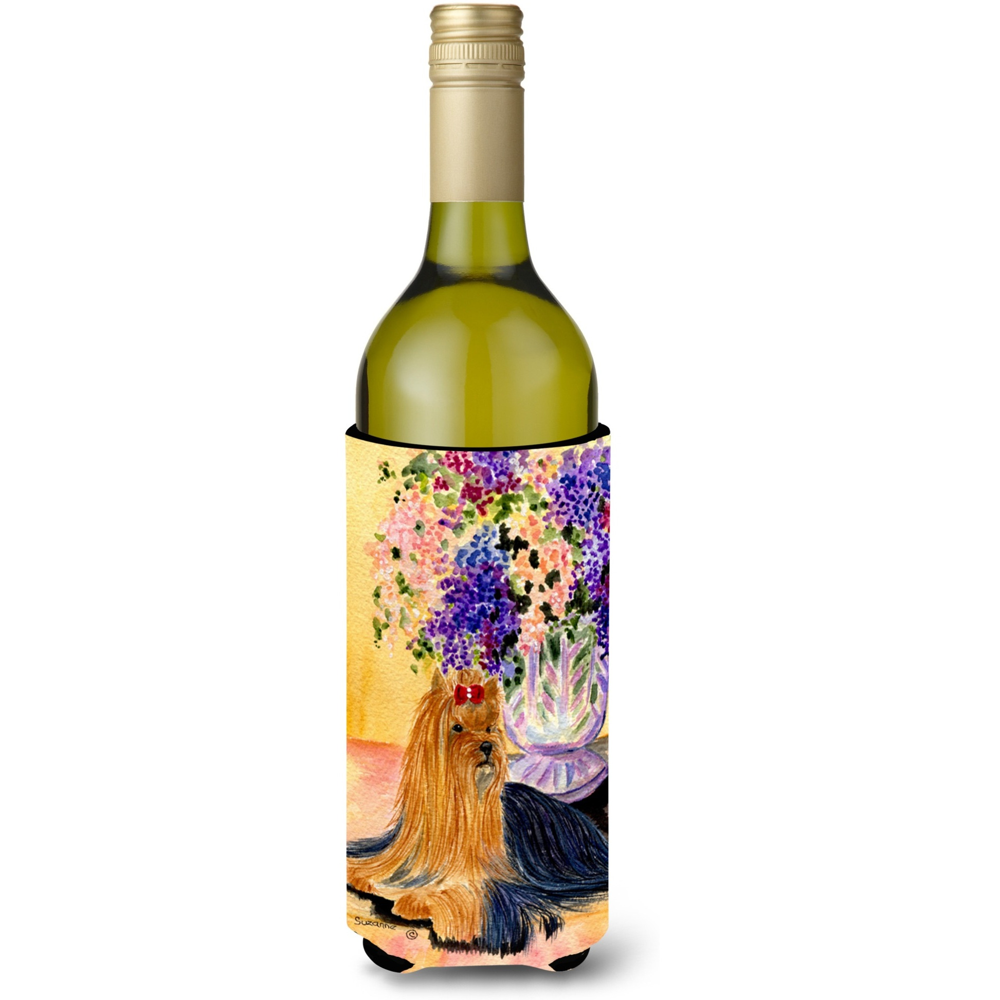 Yorkie Wine Bottle Beverage Insulator Beverage Insulator Hugger SS8304LITERK