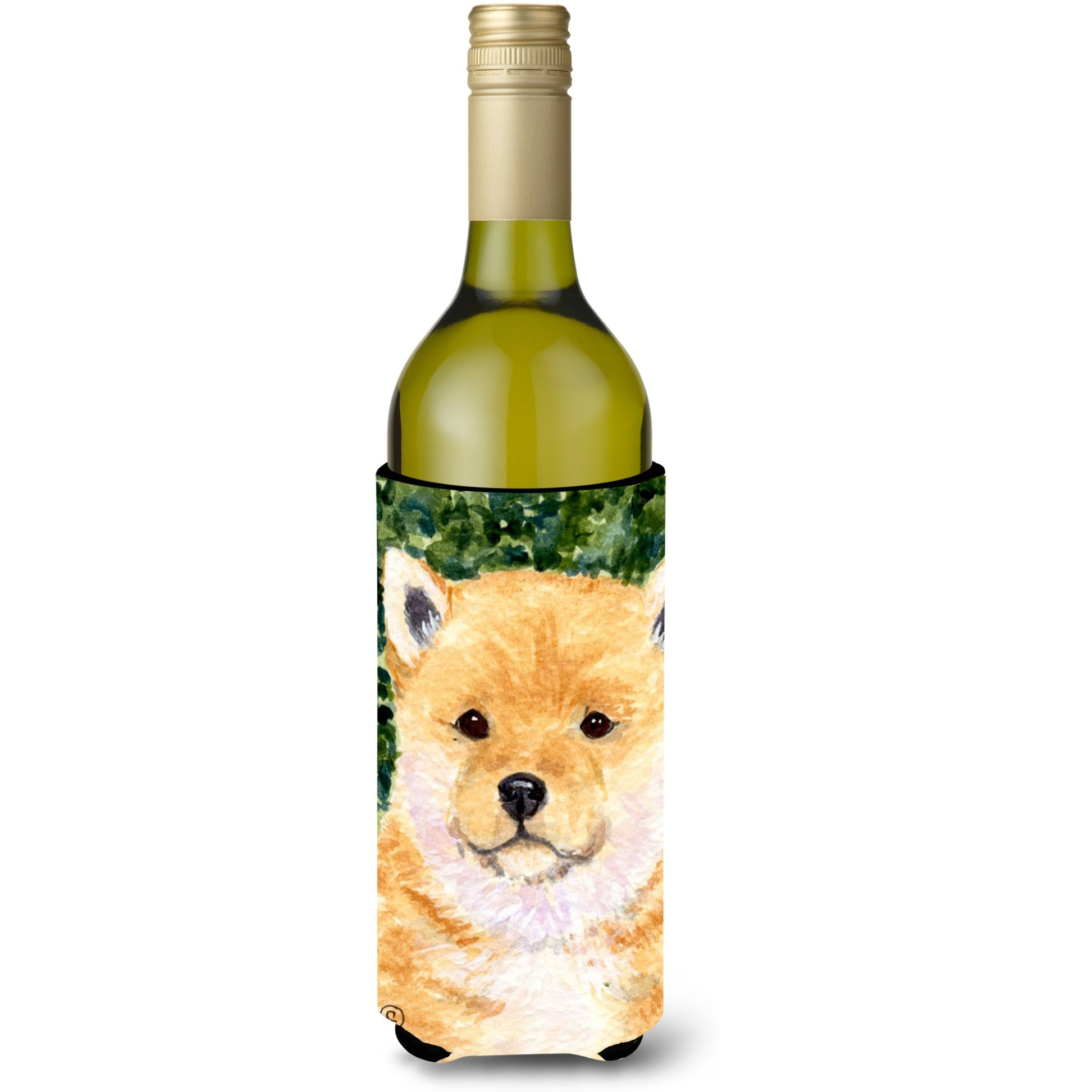 Shiba Inu Wine Bottle Beverage Insulator Beverage Insulator Hugger SS8726LITERK