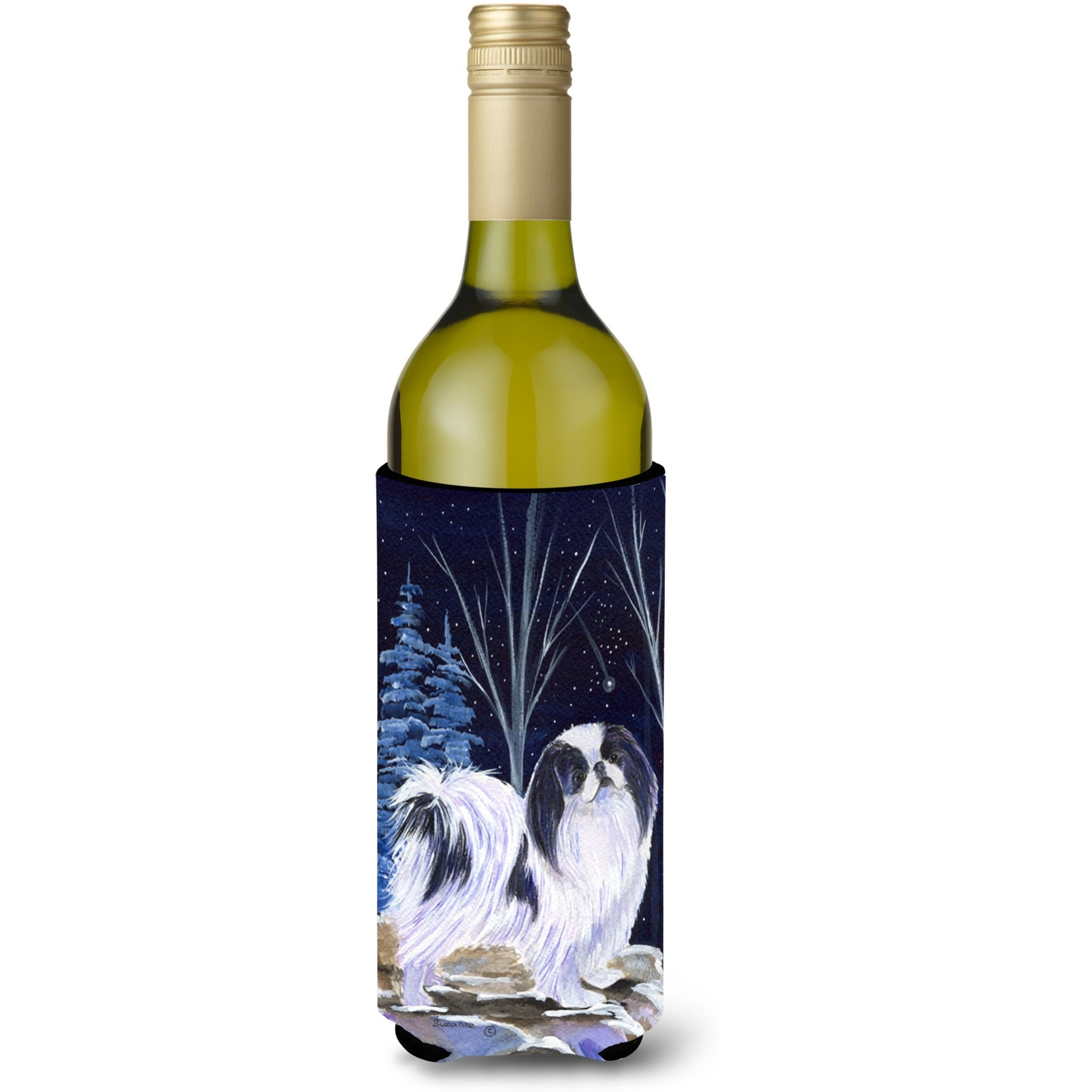 Starry Night Japanese Chin Wine Bottle Beverage Insulator Beverage Insulator Hugger SS8374LITERK