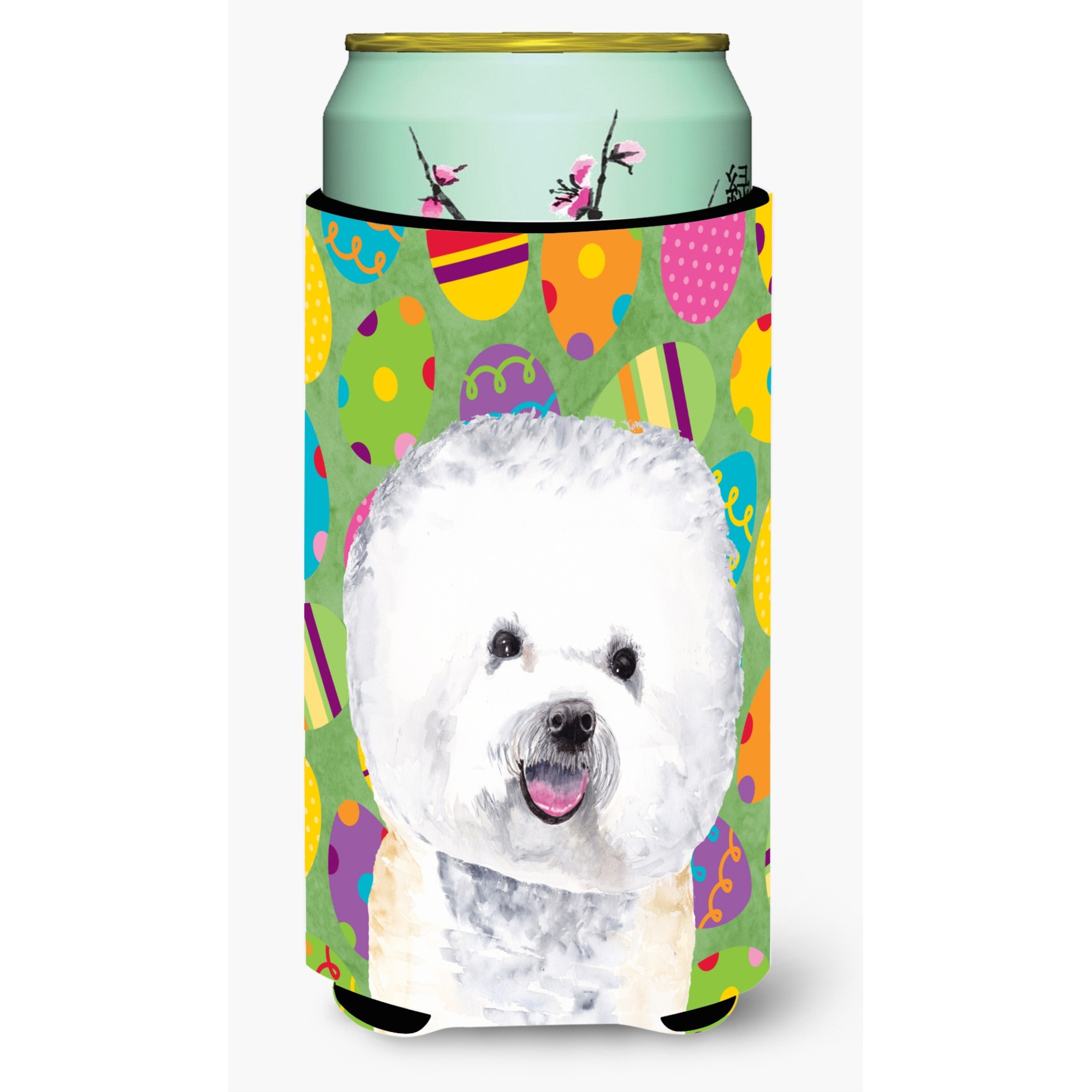Bichon Frise Easter Eggtravaganza  Tall Boy Beverage Insulator Beverage Insulator Hugger