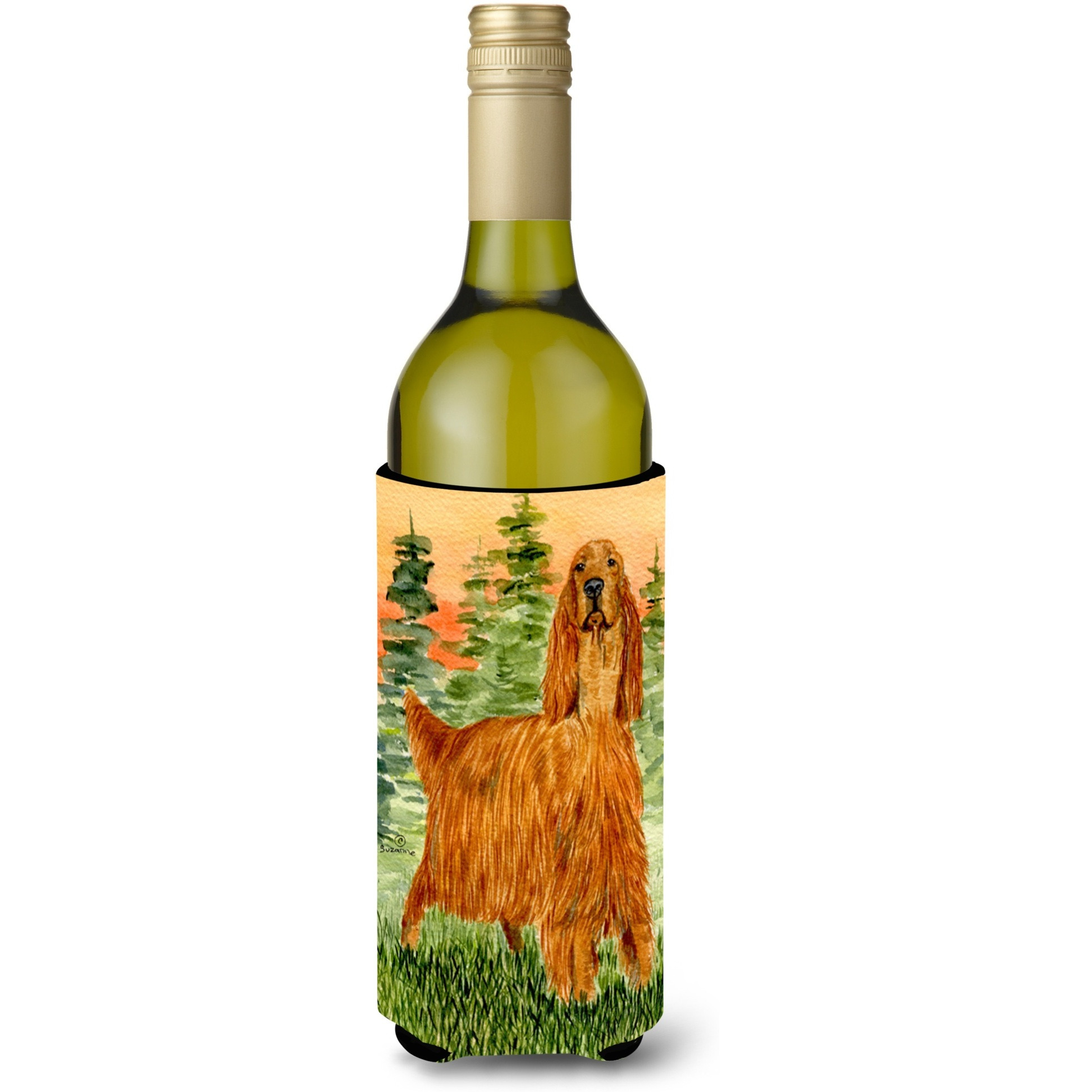 Irish Setter Wine Bottle Beverage Insulator Beverage Insulator Hugger SS8625LITERK