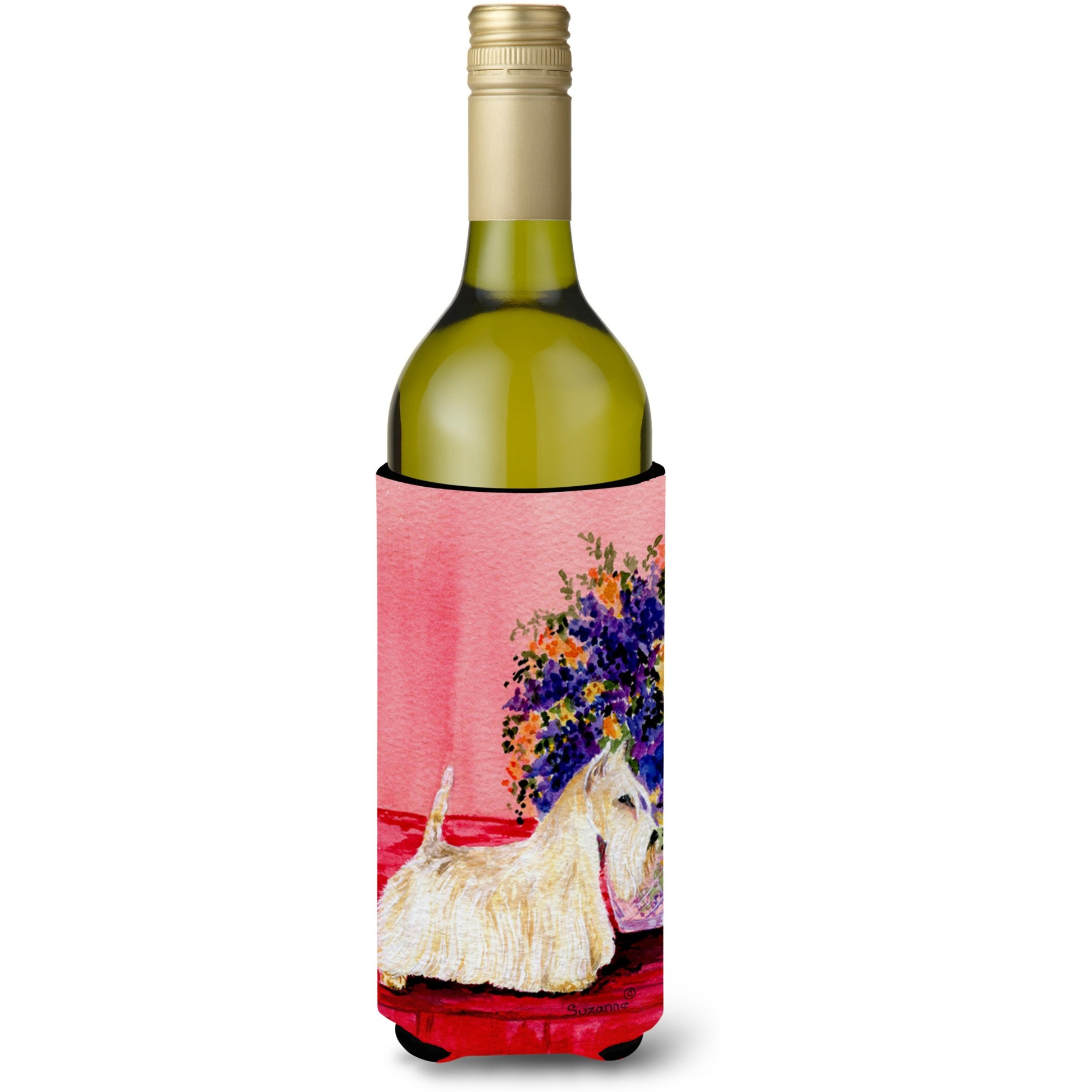 Scottish Terrier Wine Bottle Beverage Insulator Beverage Insulator Hugger SS8306LITERK