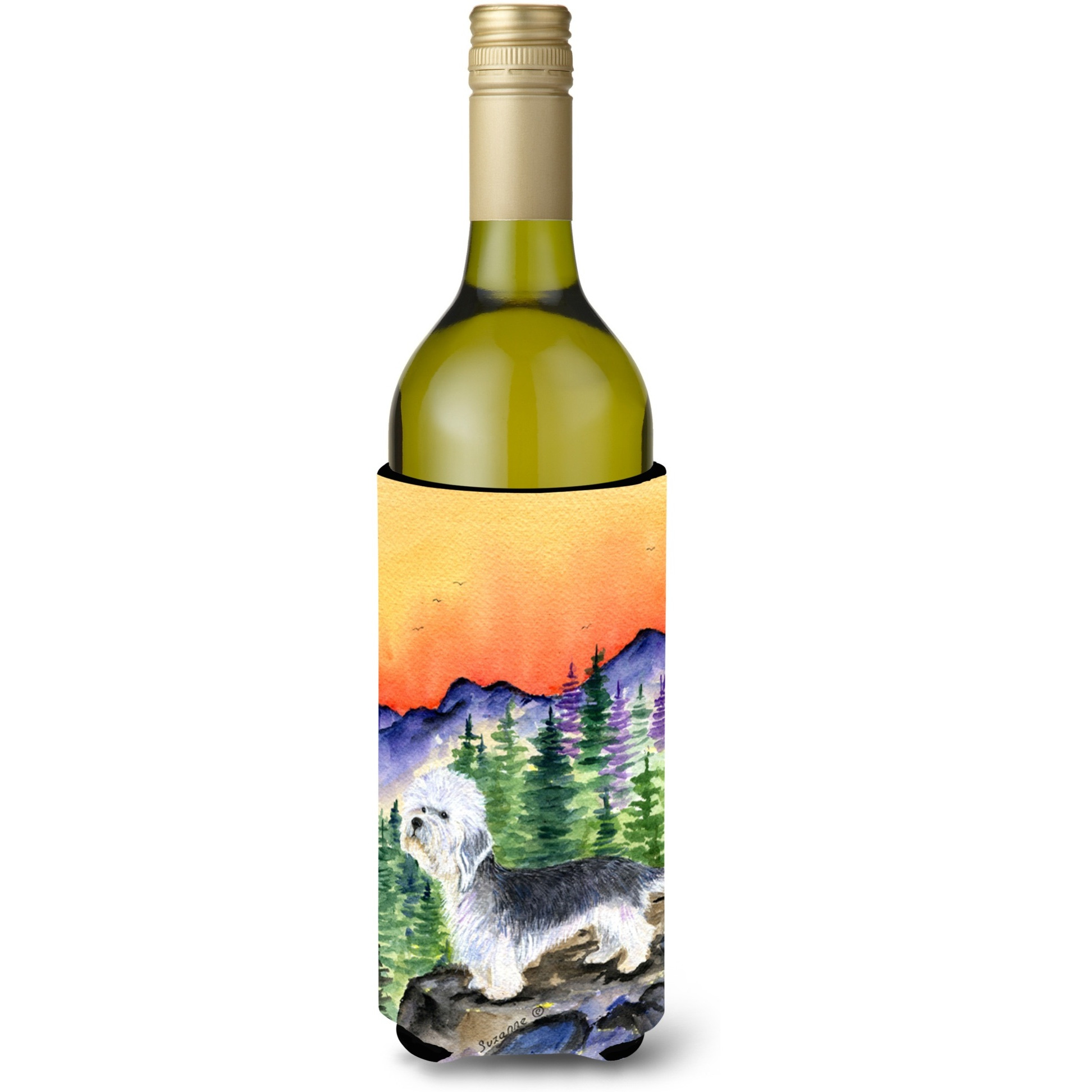 Dandie Dinmont Terrier Wine Bottle Beverage Insulator Beverage Insulator Hugger SS8222LITERK