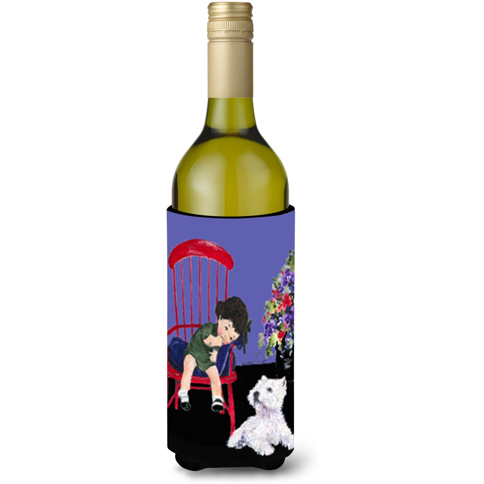 Westie Wine Bottle Beverage Insulator Beverage Insulator Hugger SS8631LITERK