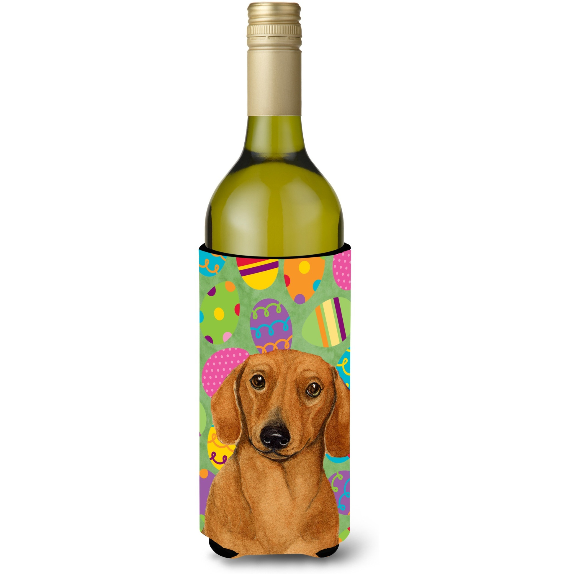 Dachshund Easter Eggtravaganza Wine Bottle Beverage Insulator Beverage Insulator Hugger