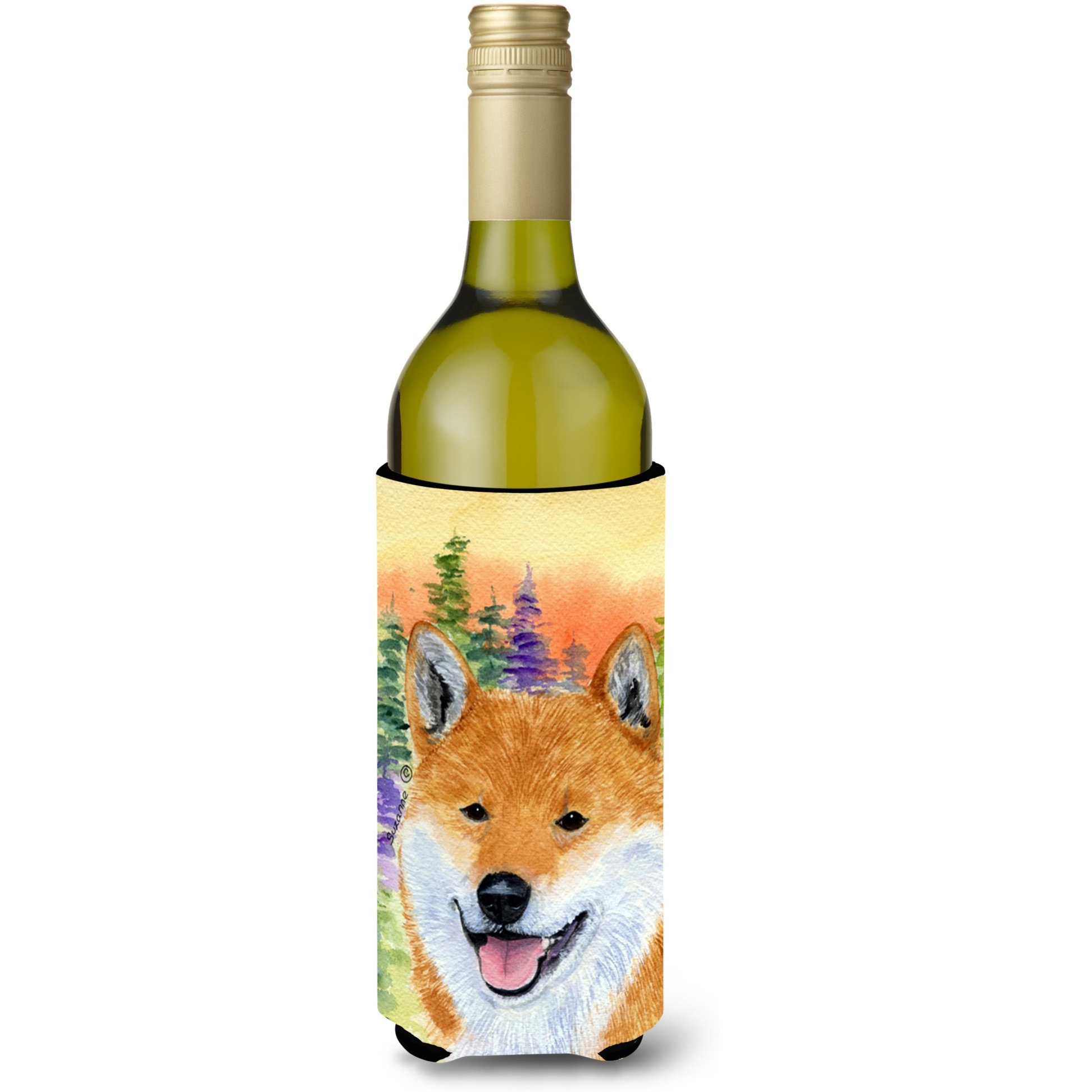 Shiba Inu Wine Bottle Beverage Insulator Beverage Insulator Hugger SS8234LITERK