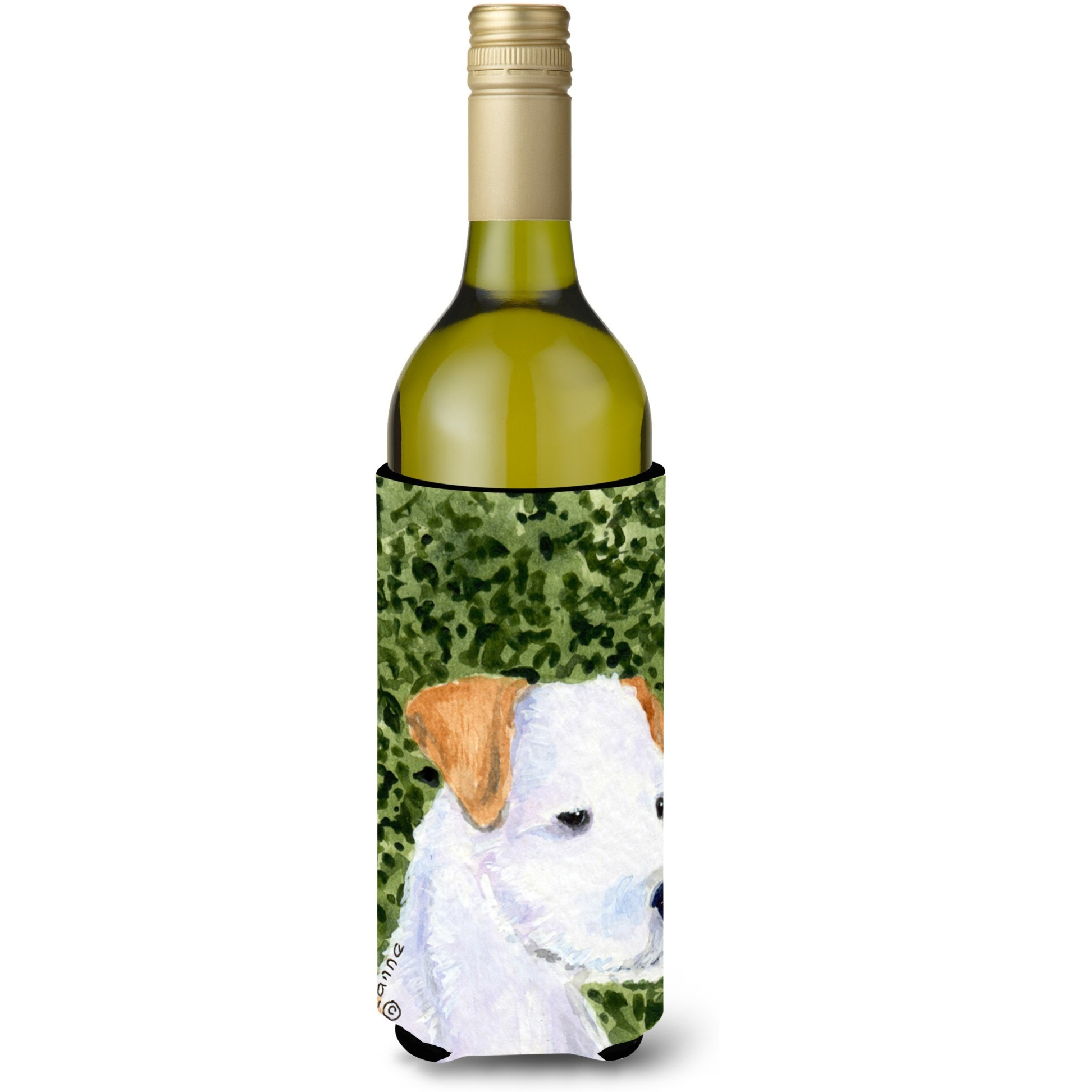 Jack Russell Terrier Wine Bottle Beverage Insulator Beverage Insulator Hugger SS8728LITERK
