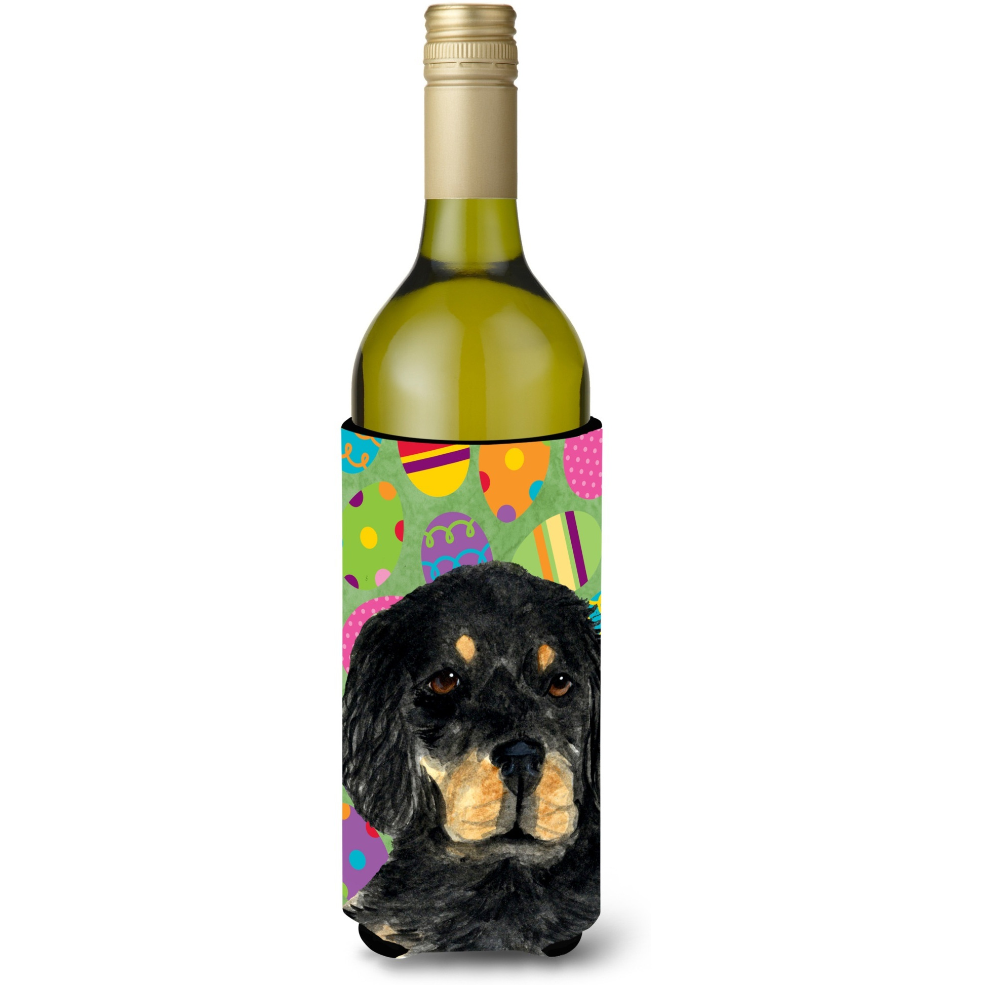 Gordon Setter Easter Eggtravaganza Wine Bottle Beverage Insulator Beverage Insulator Hugger