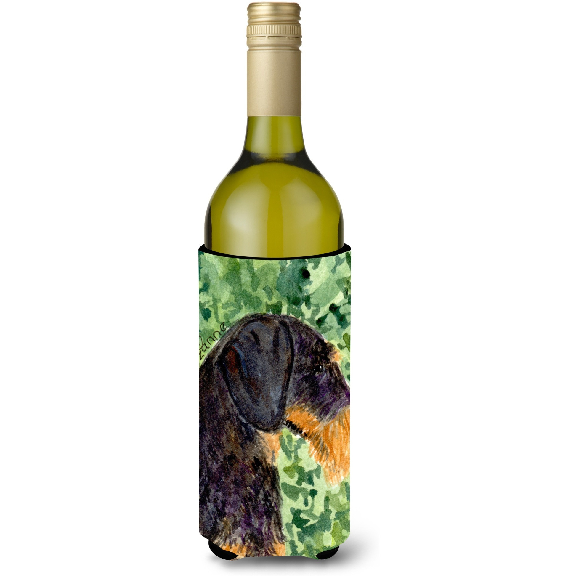 Dachshund Wine Bottle Beverage Insulator Beverage Insulator Hugger SS8805LITERK