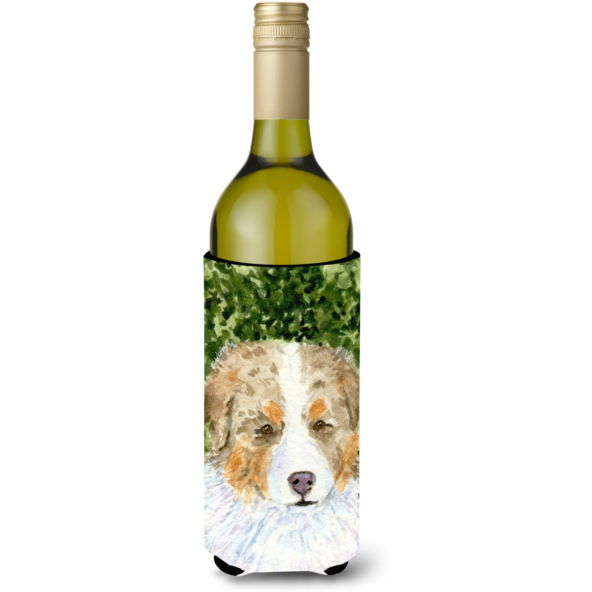 Australian Shepherd Wine Bottle Beverage Insulator Beverage Insulator Hugger SS8732LITERK