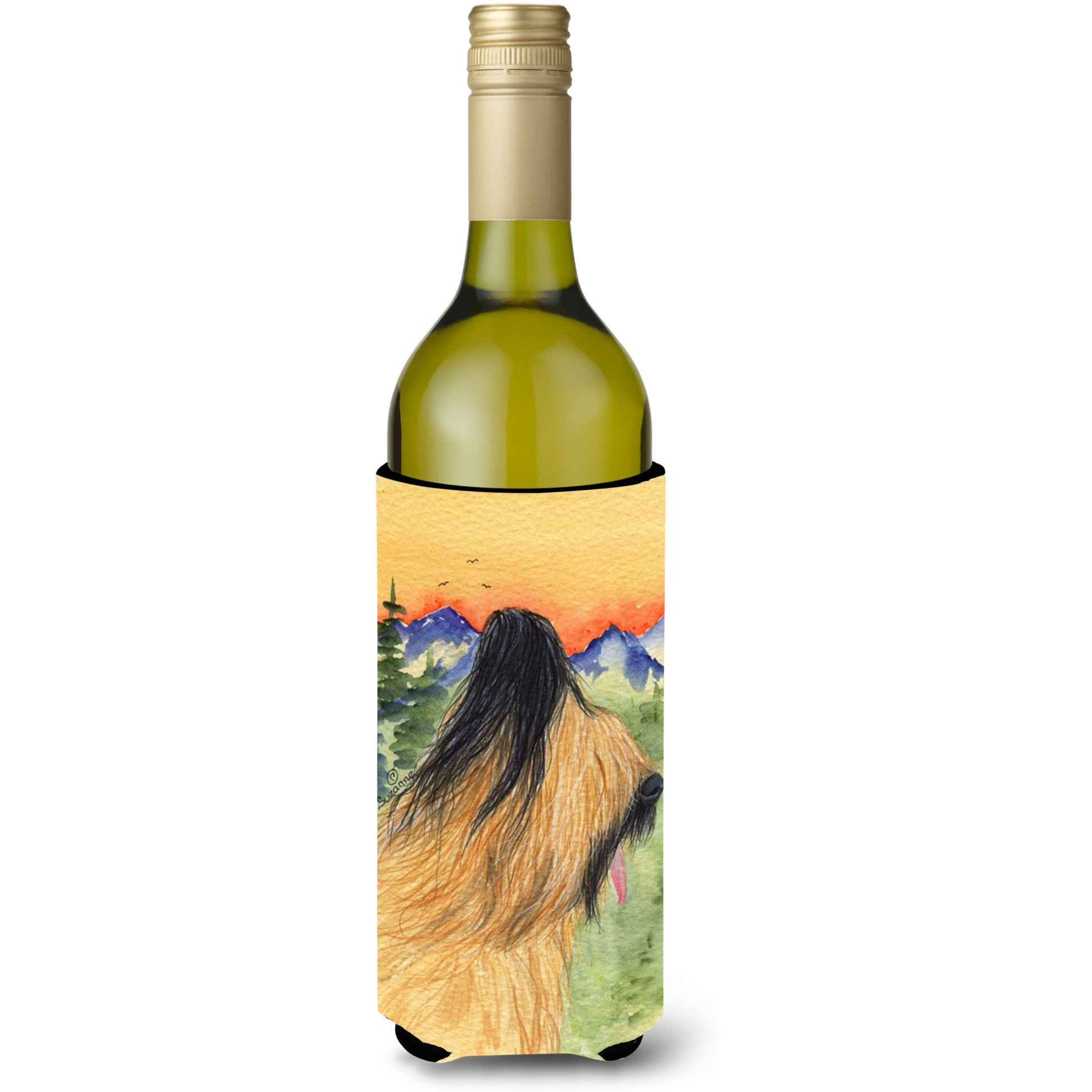 Briard Wine Bottle Beverage Insulator Beverage Insulator Hugger SS8318LITERK