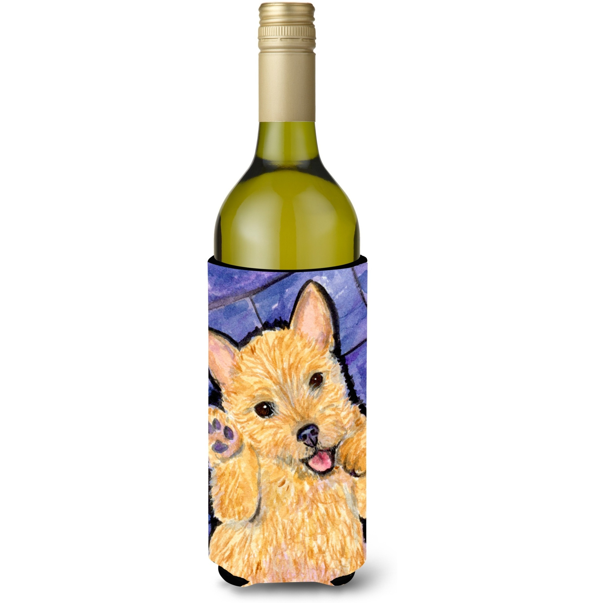 Norwich Terrier Wine Bottle Beverage Insulator Beverage Insulator Hugger SS8911LITERK