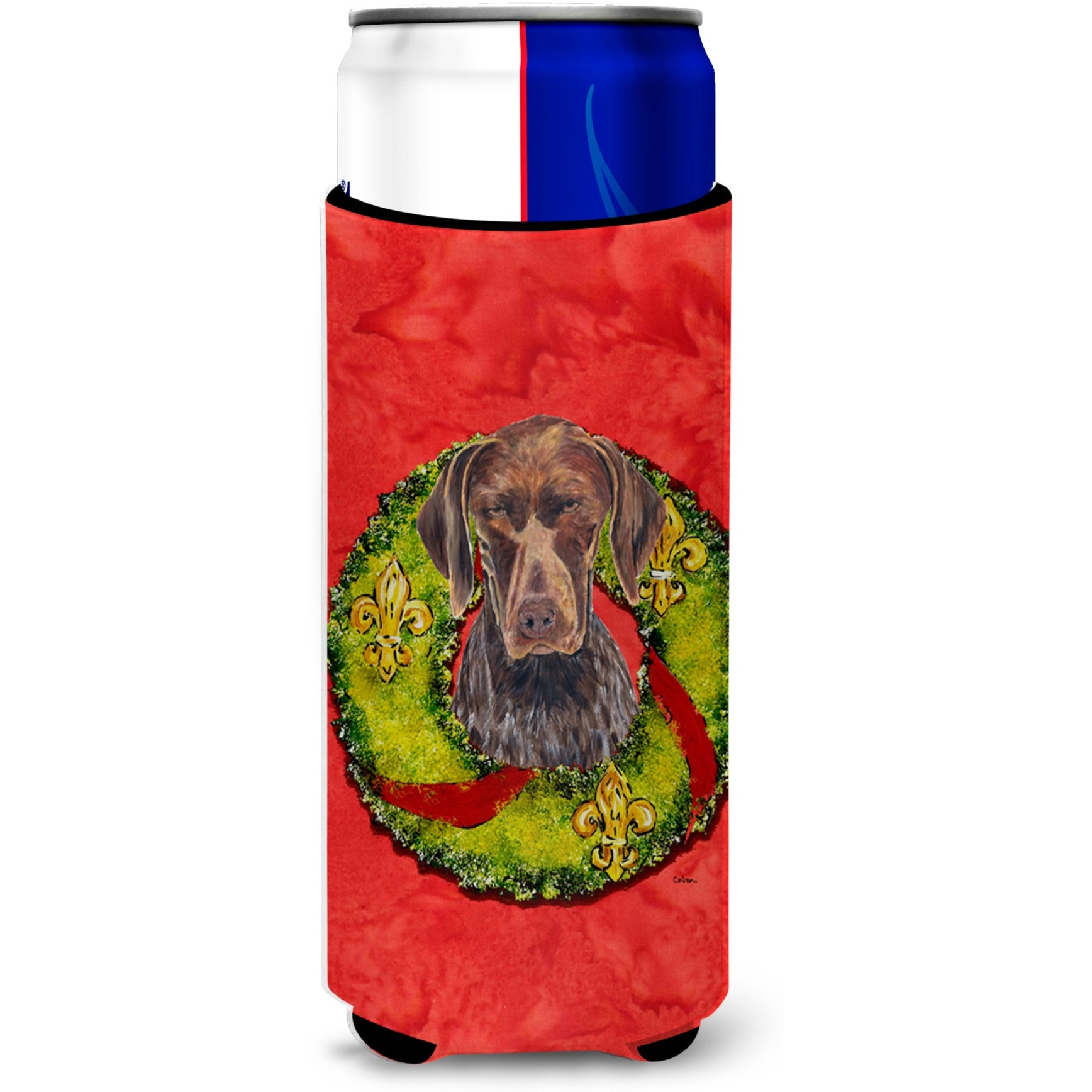 German Shorthaired Pointer Ultra Beverage Insulators for slim cans SC9088MUK