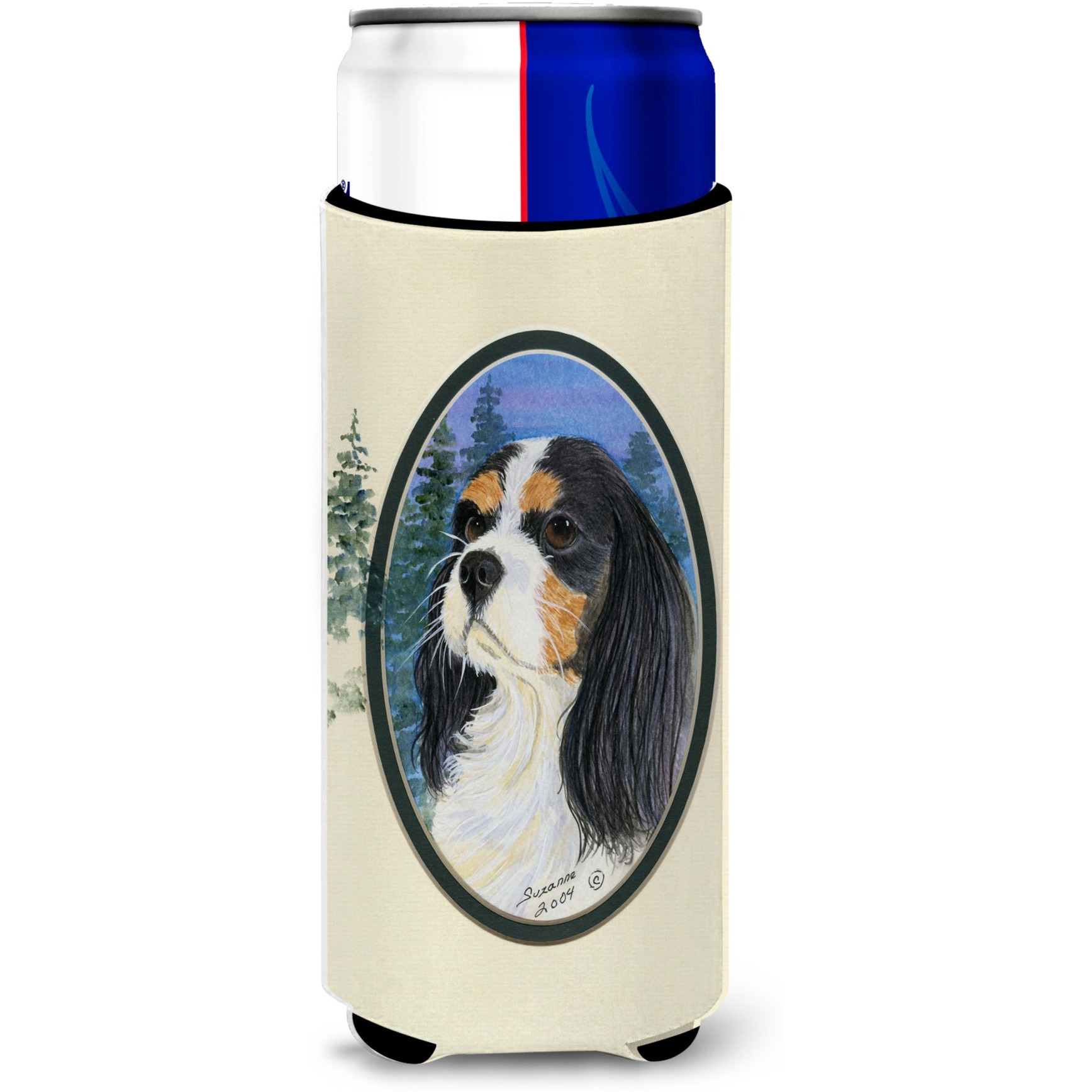 Cavalier Spaniel Ultra Beverage Insulators for slim cans SS8036MUK