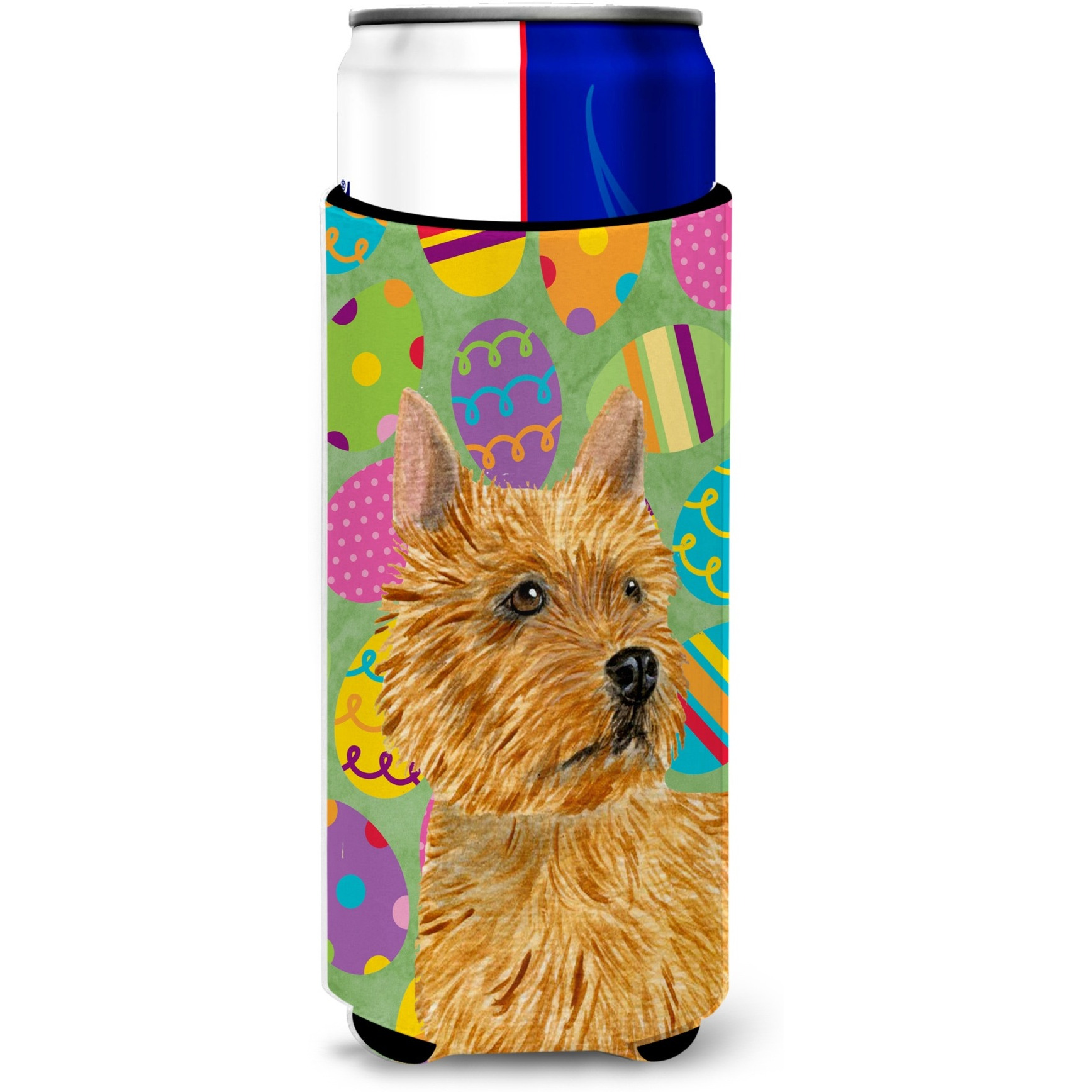 Norwich Terrier Easter Eggtravaganza Ultra Beverage Insulators for slim cans SS4844MUK