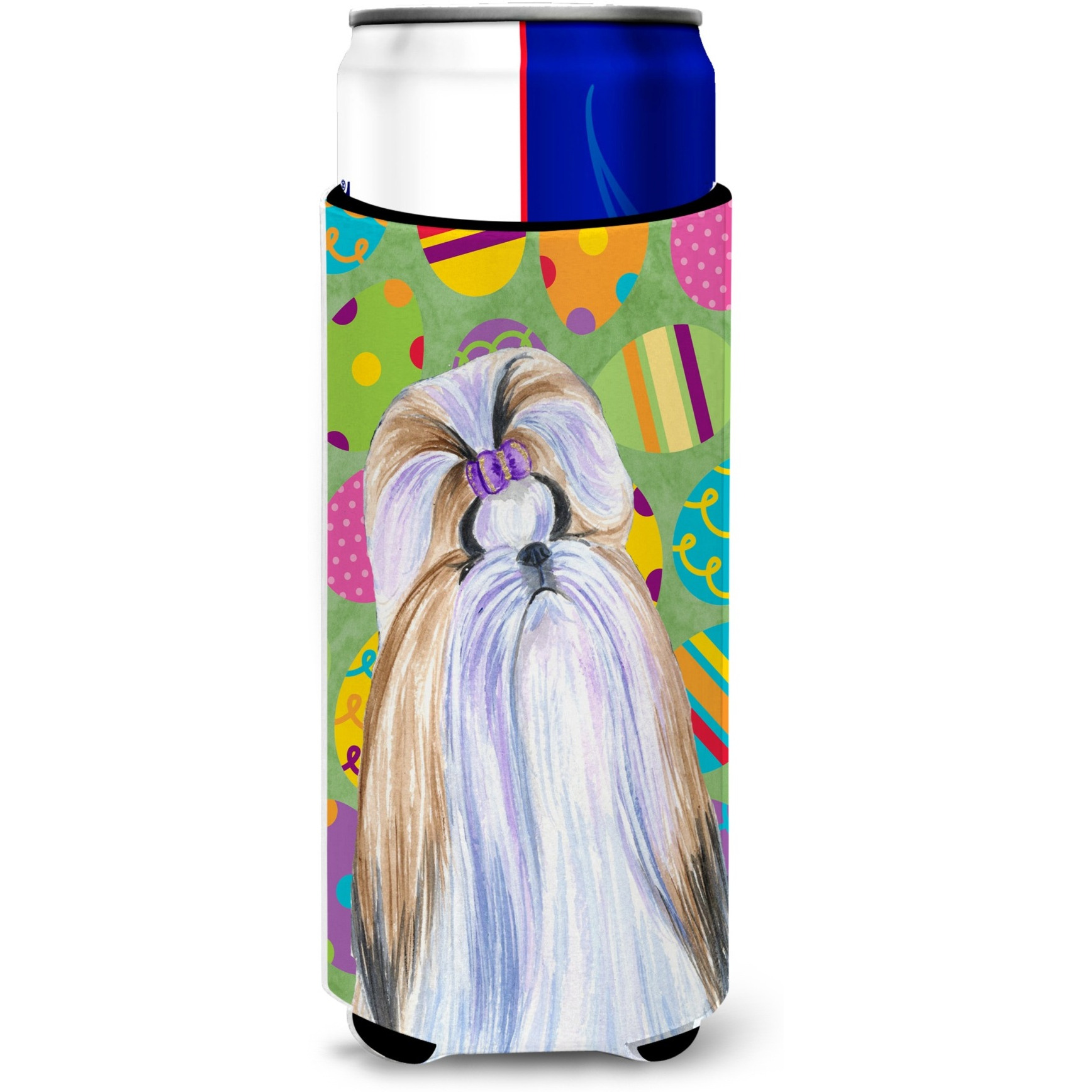 Shih Tzu Easter Eggtravaganza Ultra Beverage Insulators for slim cans SS4810MUK