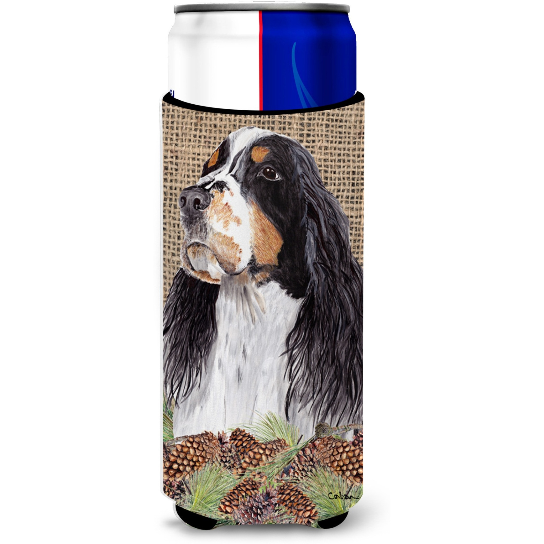 Springer Spaniel Ultra Beverage Insulators for slim cans SC9048MUK