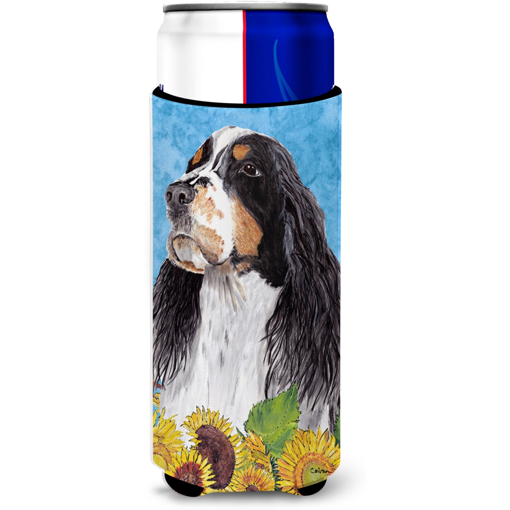 Springer Spaniel Ultra Beverage Insulators for slim cans SC9058MUK