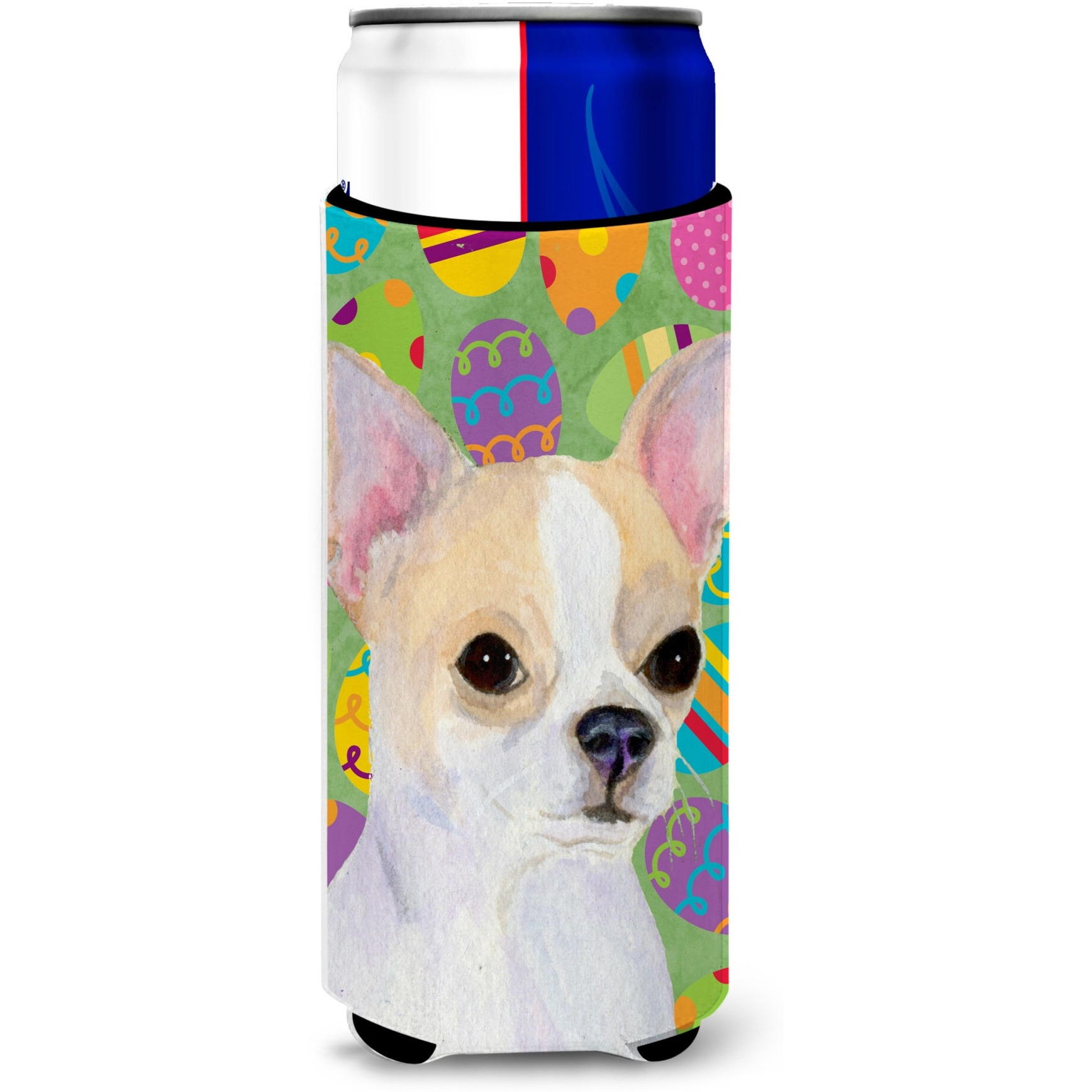 Chihuahua Easter Eggtravaganza Ultra Beverage Insulators for slim cans SS4819MUK