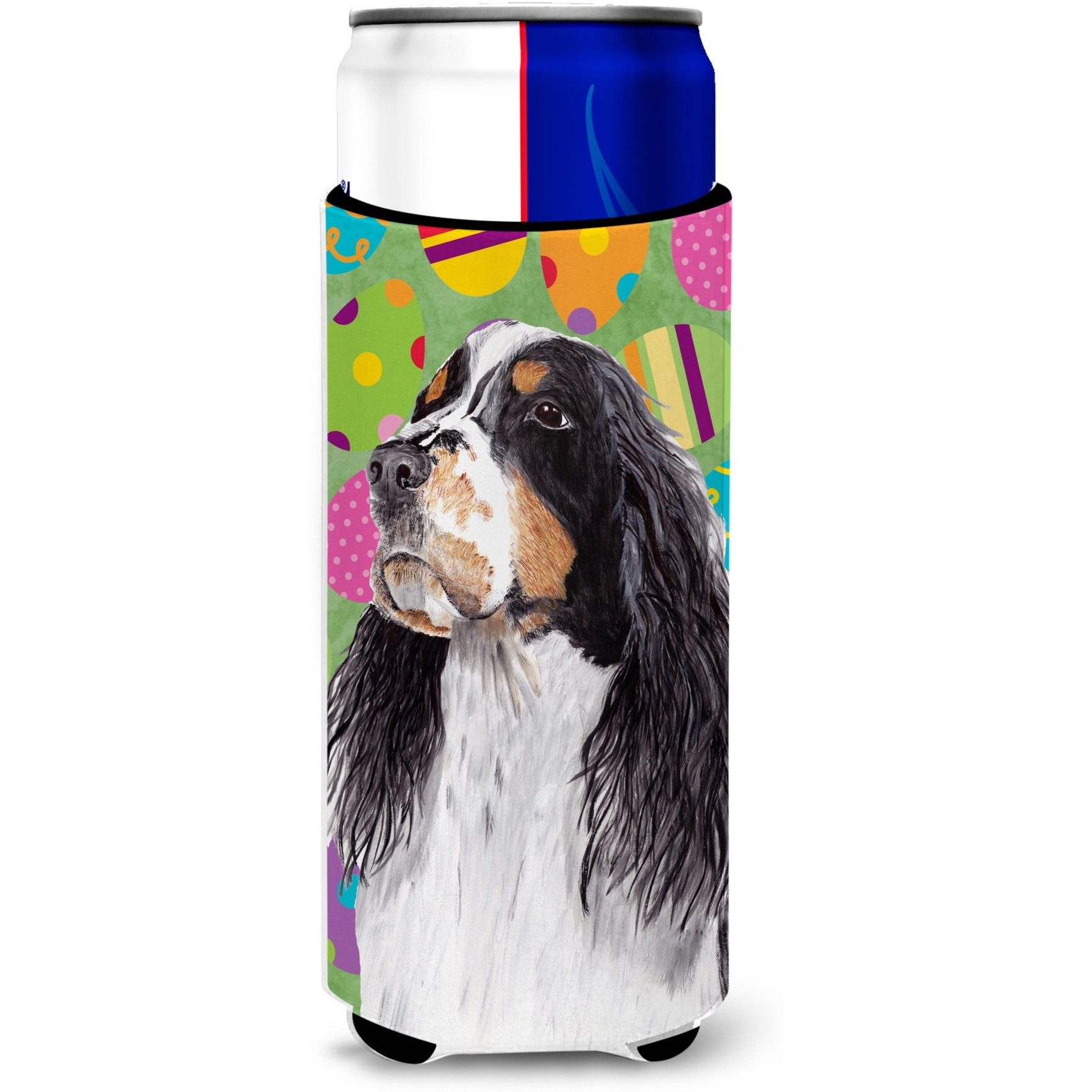 Springer Spaniel Easter Eggtravaganza Ultra Beverage Insulators for slim cans SC9441MUK