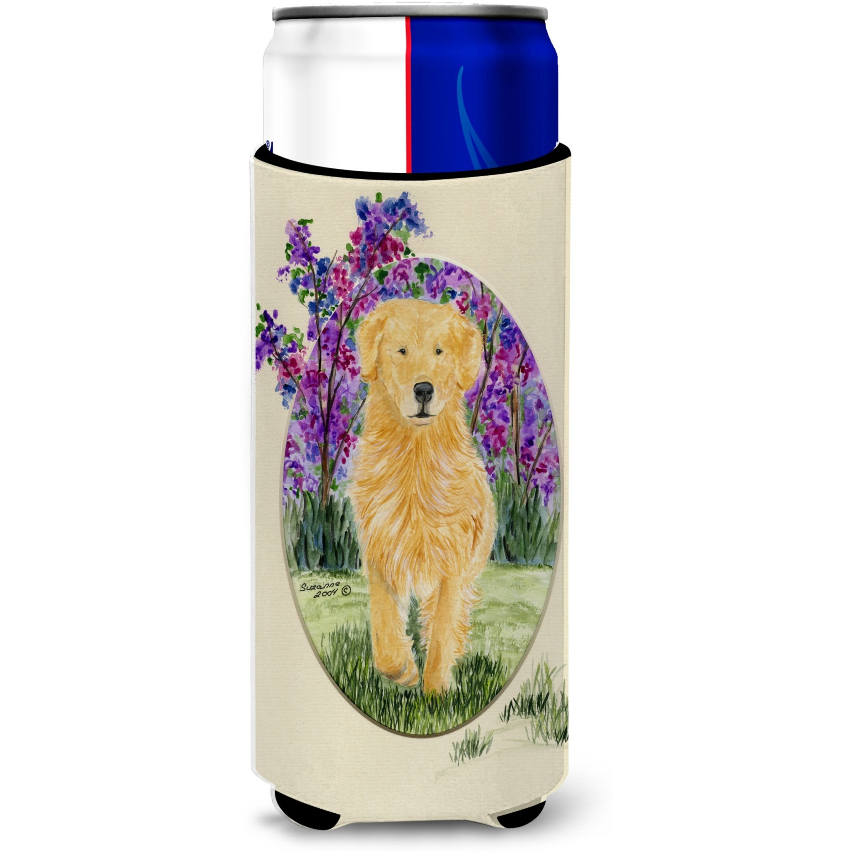 Golden Retriever Ultra Beverage Insulators for slim cans SS8060MUK
