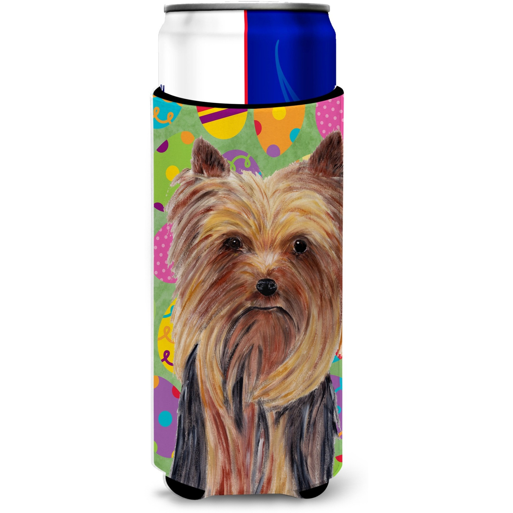 Yorkie Easter Eggtravaganza Ultra Beverage Insulators for slim cans SC9445MUK