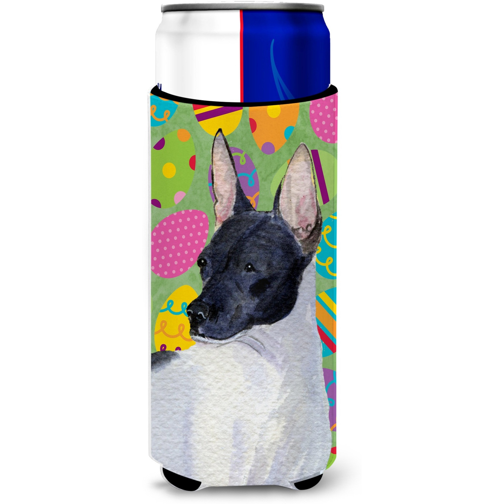 Rat Terrier Easter Eggtravaganza Ultra Beverage Insulators for slim cans SS4825MUK