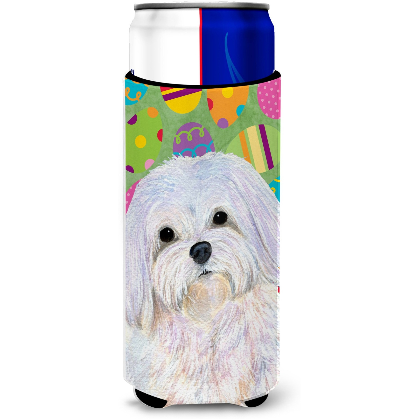 Maltese Easter Eggtravaganza Ultra Beverage Insulators for slim cans SS4827MUK
