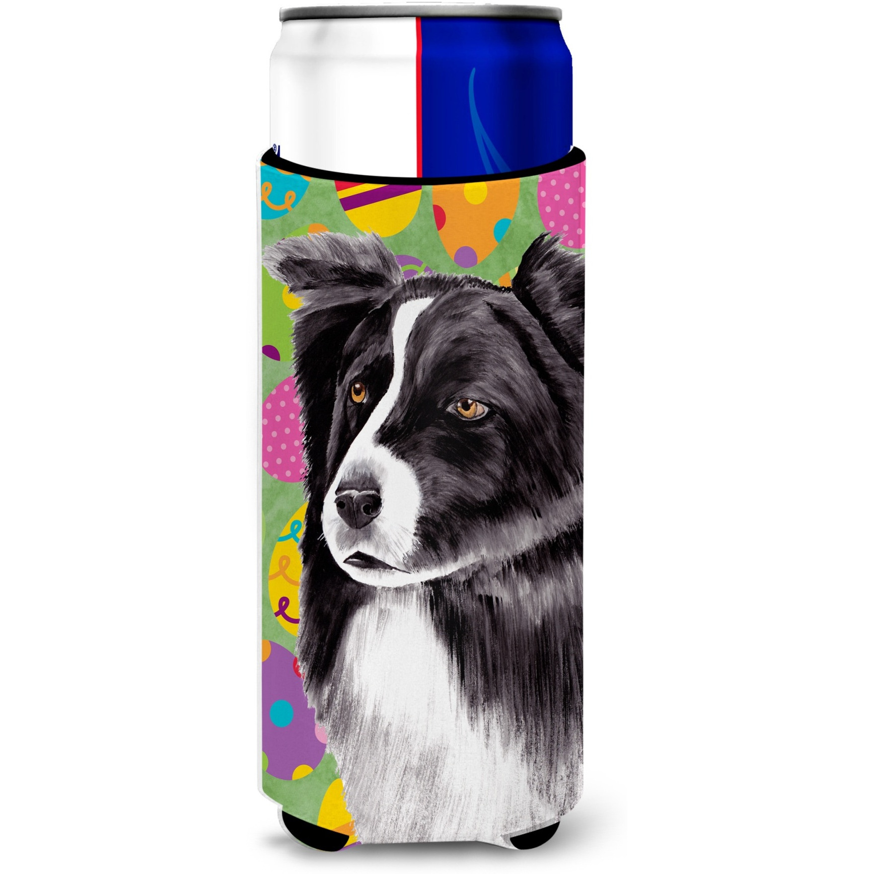 Border Collie Easter Eggtravaganza Ultra Beverage Insulators for slim cans SC9447MUK