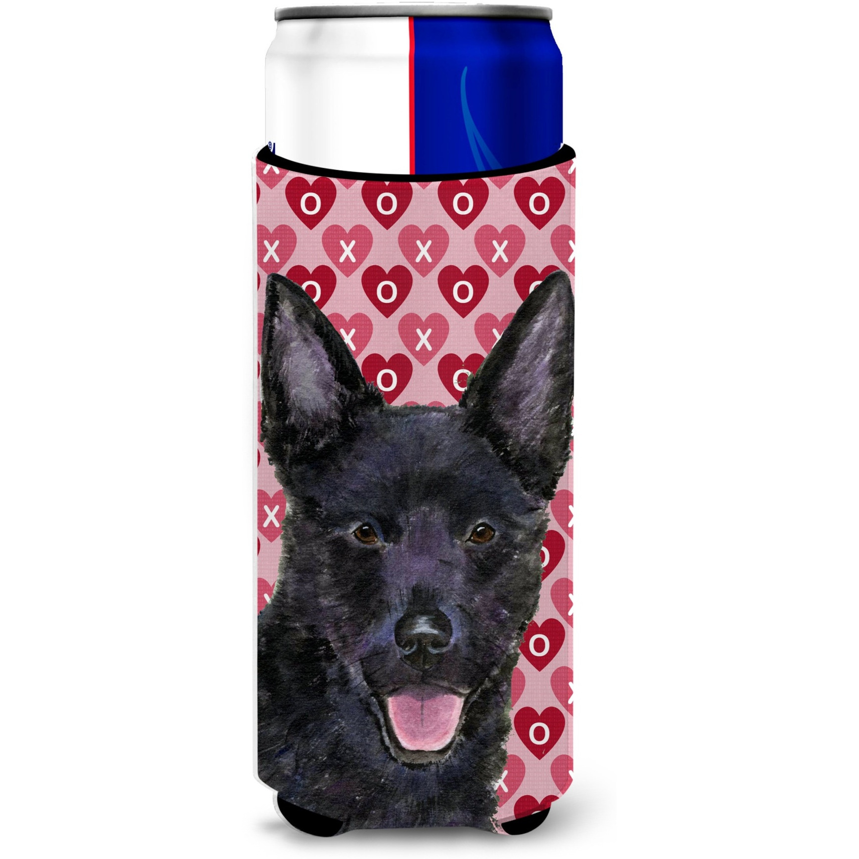 Australian Kelpie Hearts Love Valentine's Day Ultra Beverage Insulators for slim cans SS4498MUK