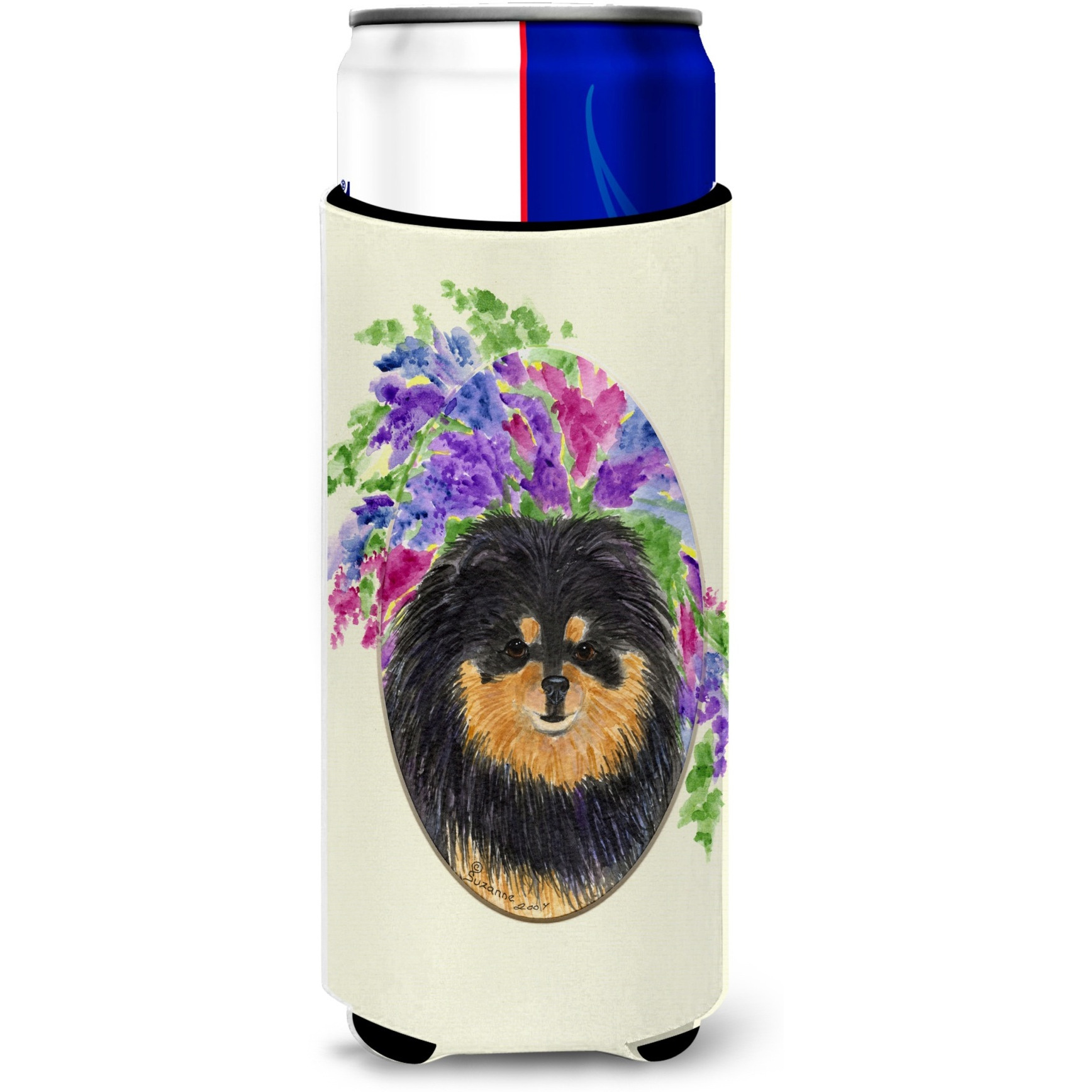 Pomeranian Ultra Beverage Insulators for slim cans SS8075MUK