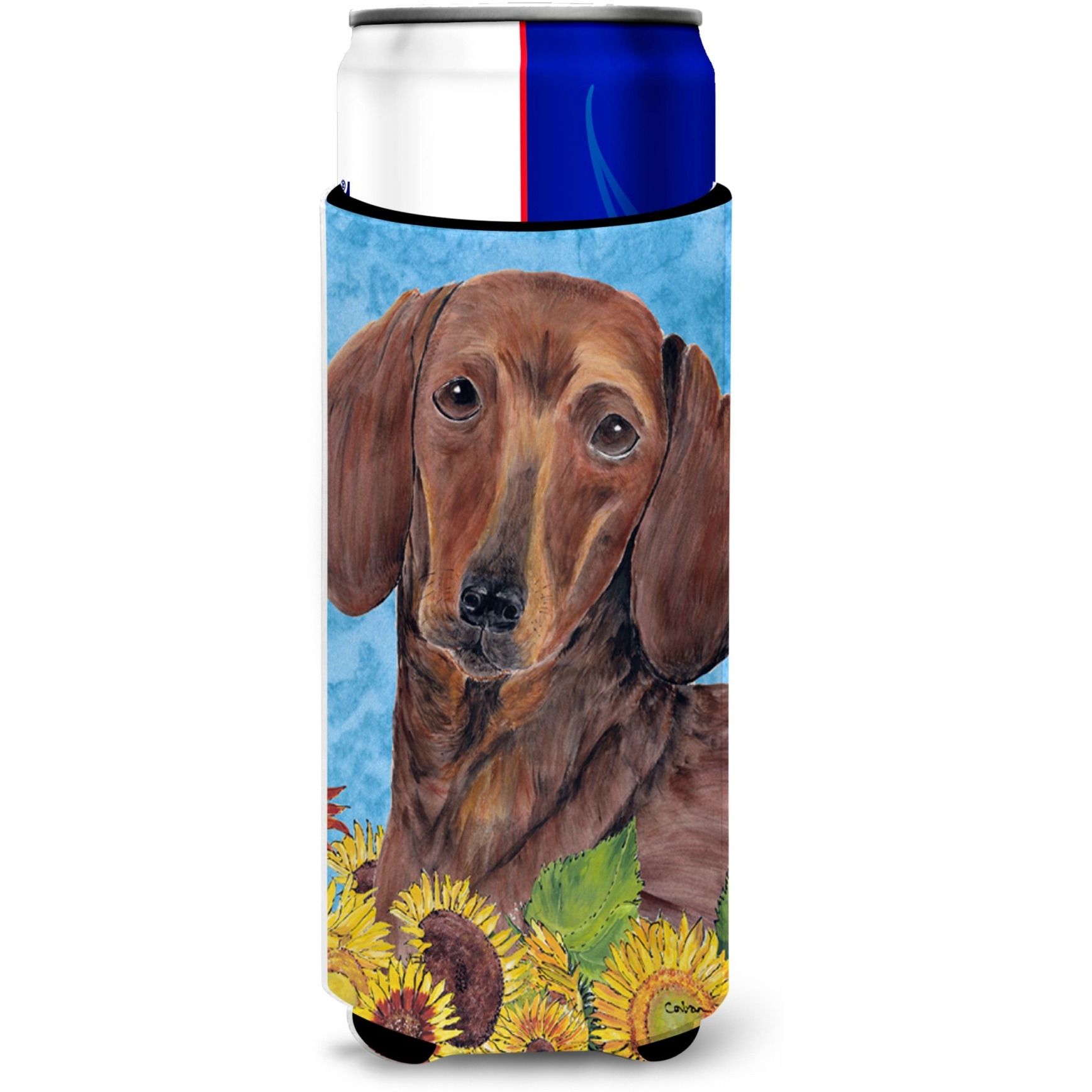 Dachshund Ultra Beverage Insulators for slim cans SC9072MUK