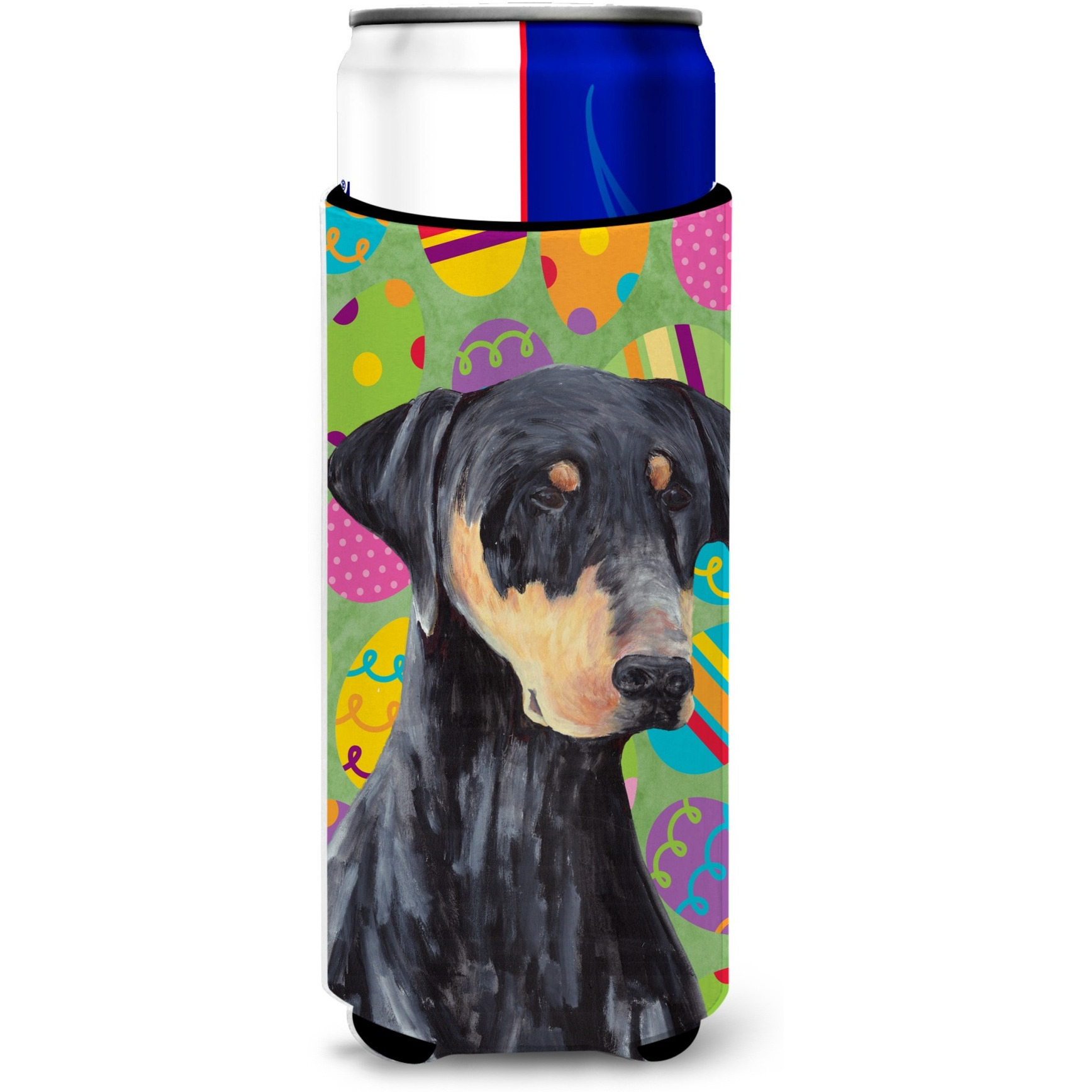 Doberman Easter Eggtravaganza Ultra Beverage Insulators for slim cans SC9457MUK
