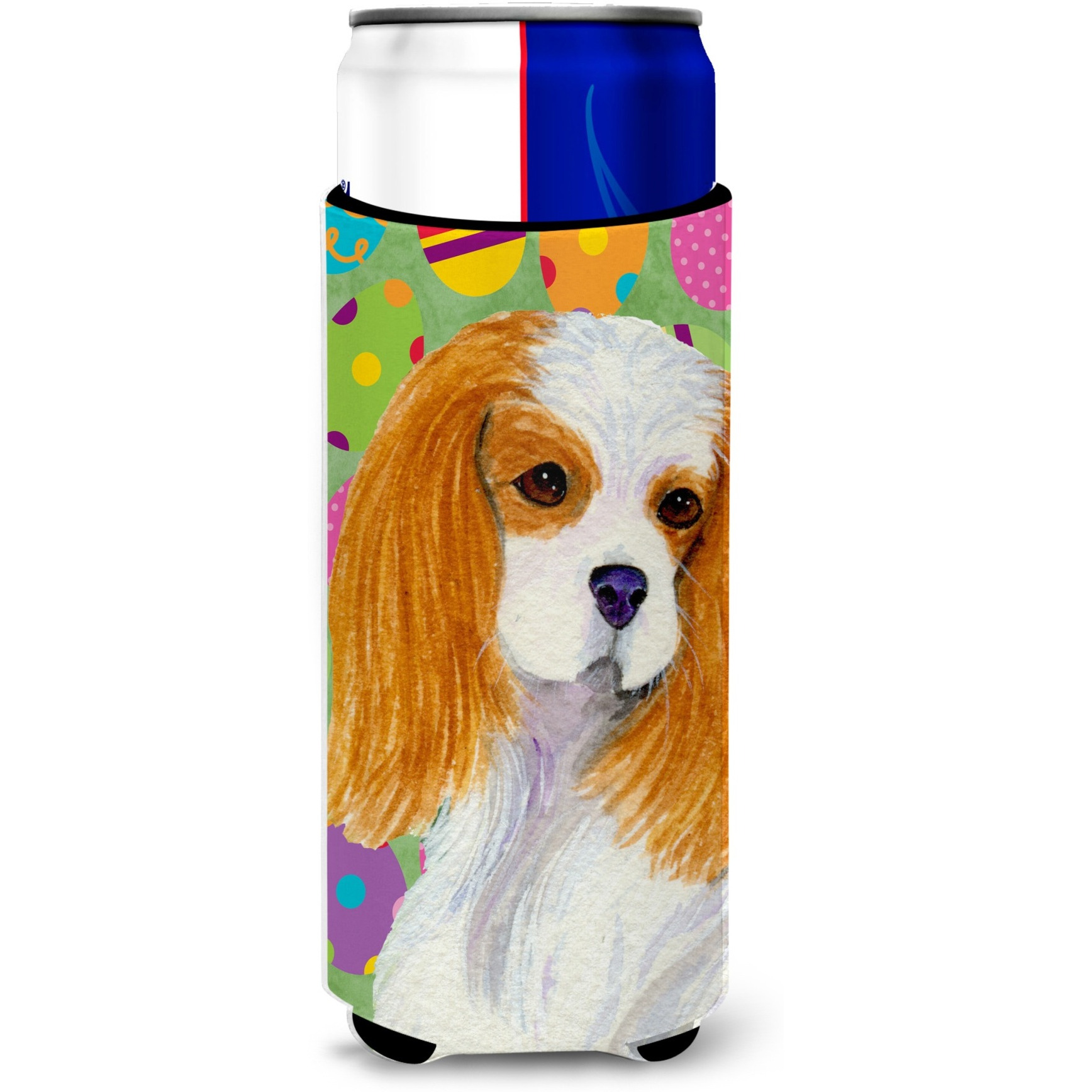 Cavalier Spaniel Easter Eggtravaganza Ultra Beverage Insulators for slim cans SS4872MUK