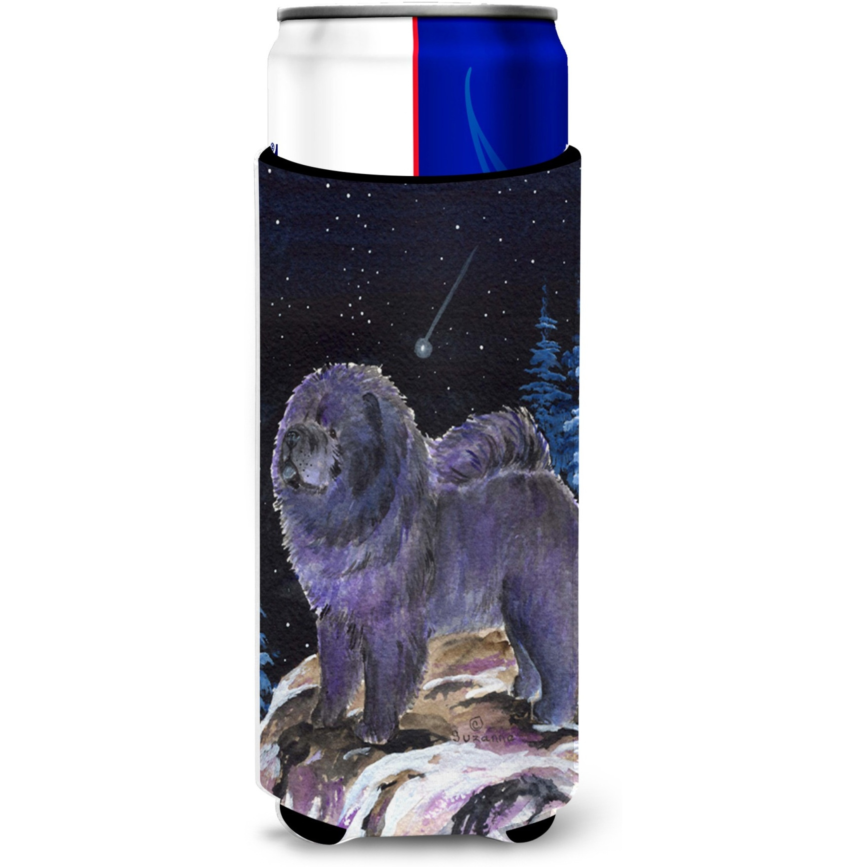 Starry Night Chow Chow Ultra Beverage Insulators for slim cans SS8456MUK