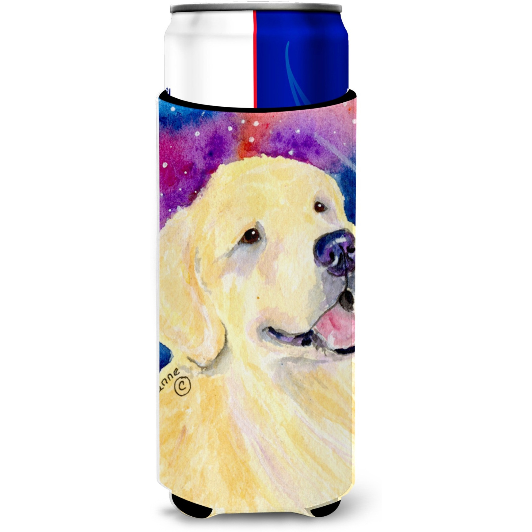 Golden Retriever Ultra Beverage Insulators for slim cans SS8753MUK