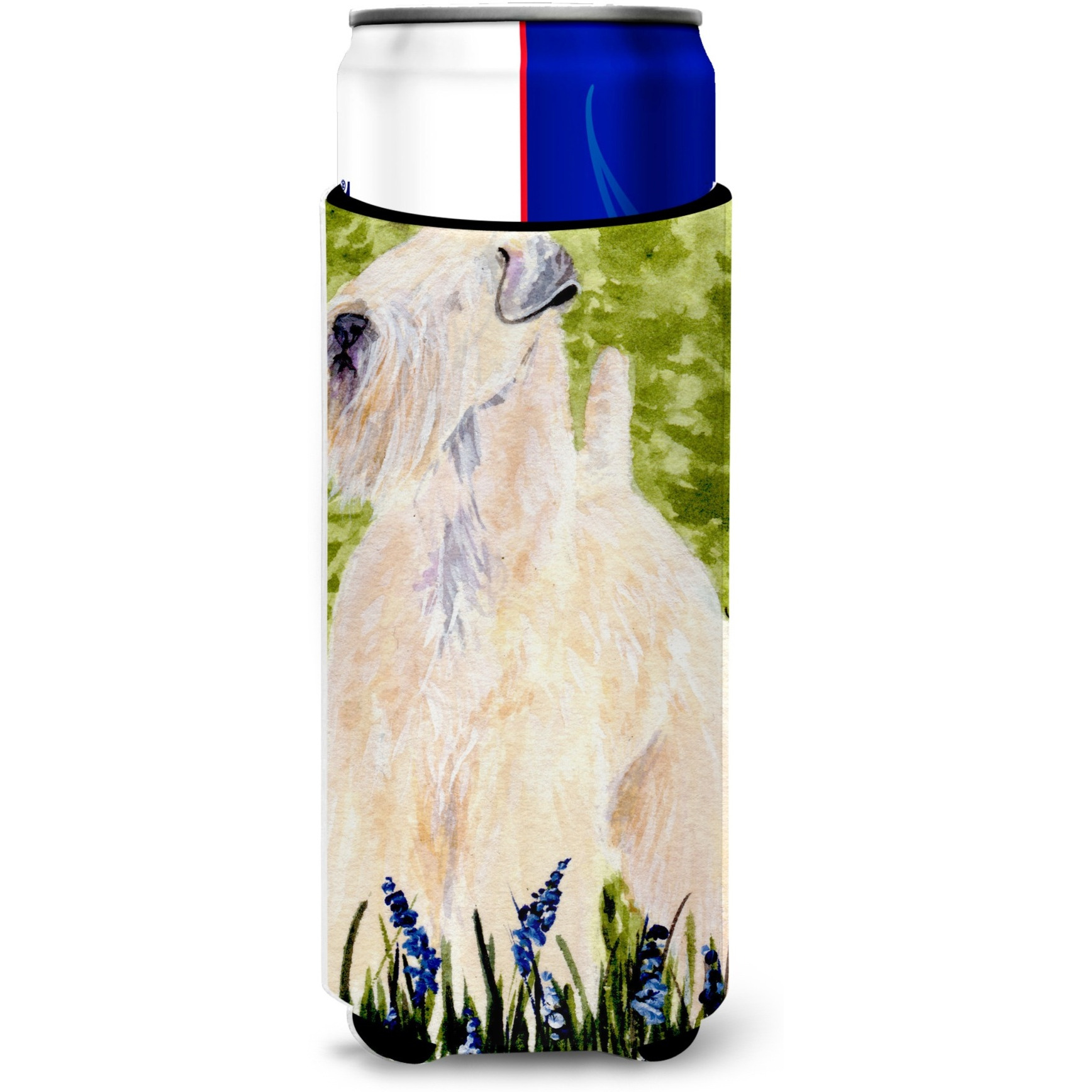 Wheaten Terrier Soft Coated Ultra Beverage Insulators for slim cans SS1022MUK