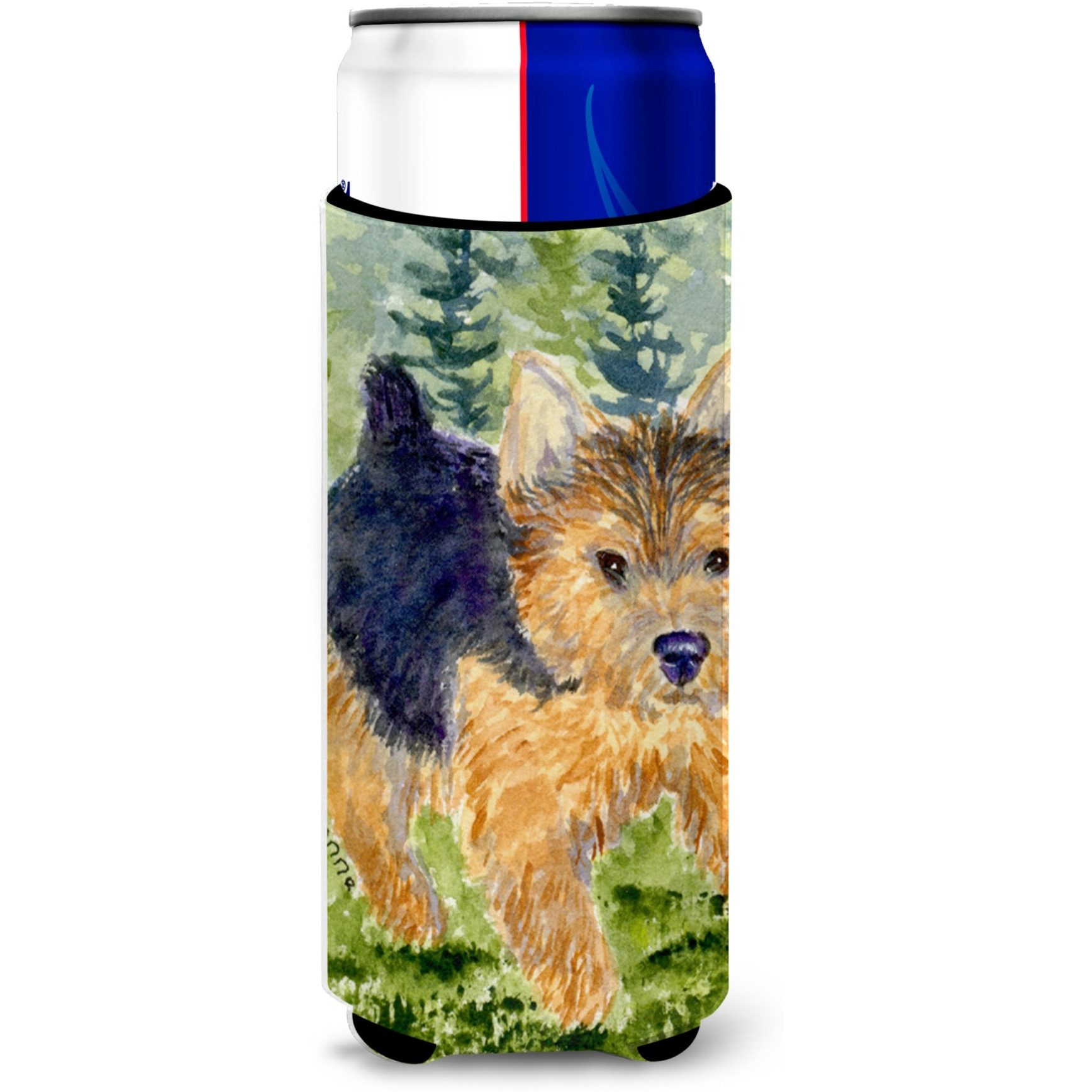 Norwich Terrier Ultra Beverage Insulators for slim cans SS8907MUK