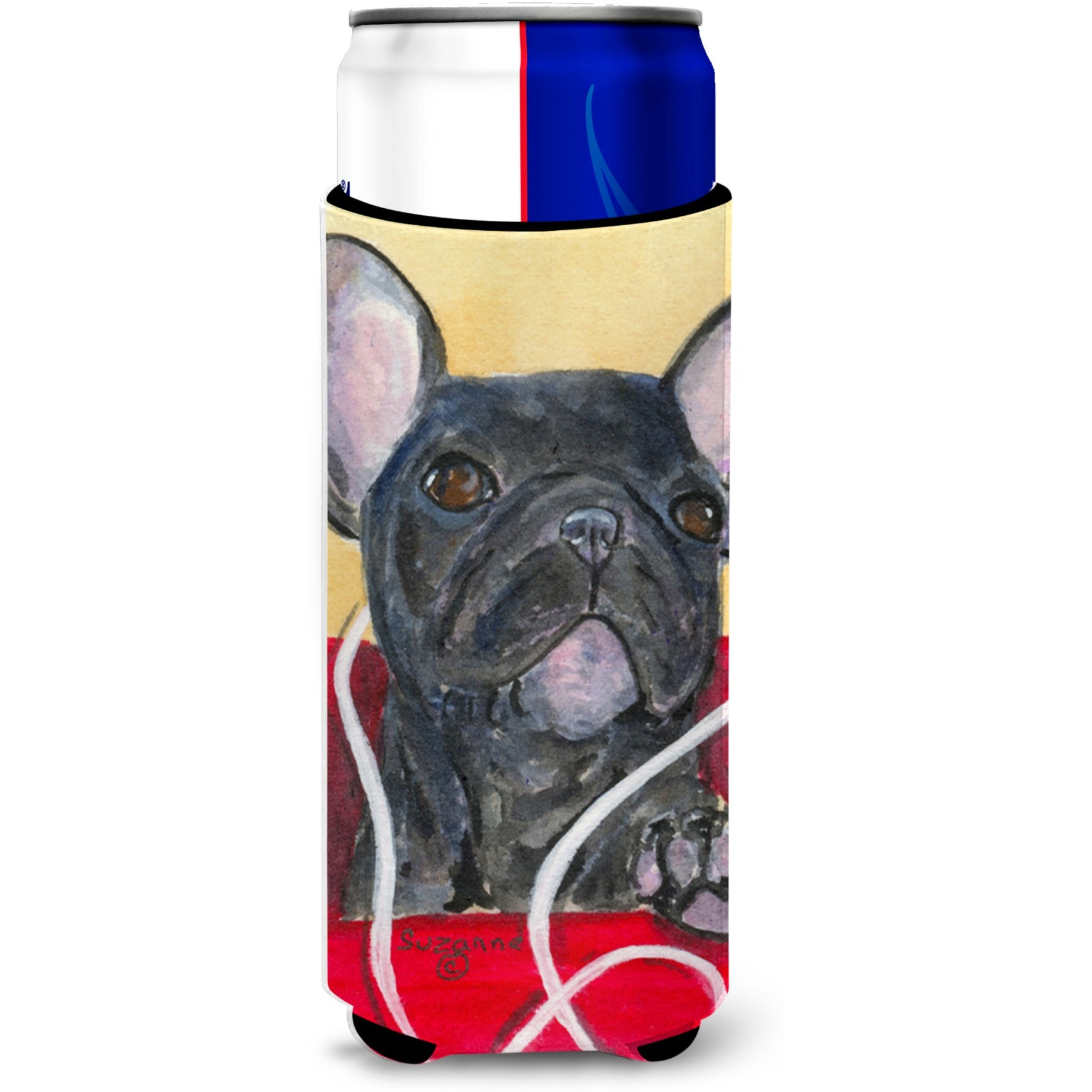 French Bulldog Ultra Beverage Insulators for slim cans SS8899MUK