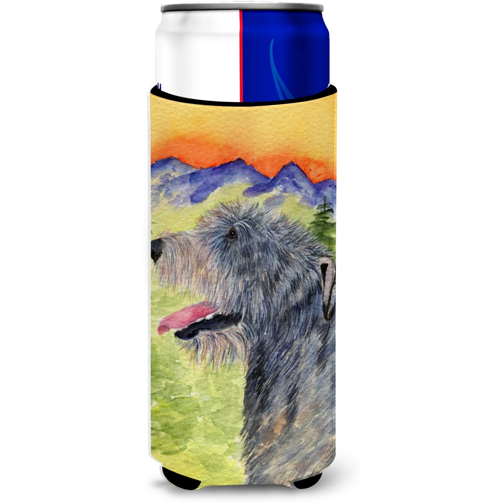 Irish Wolfhound Ultra Beverage Insulators for slim cans SS8209MUK