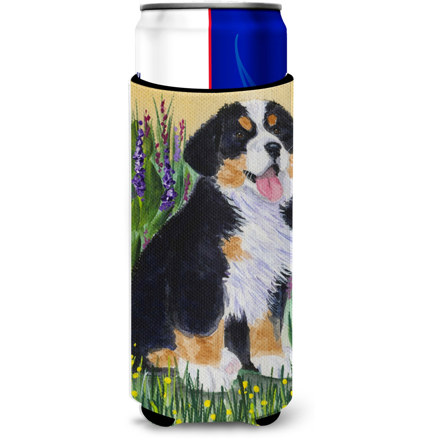 Bernese Mountain Dog Ultra Beverage Insulators for slim cans SS8215MUK