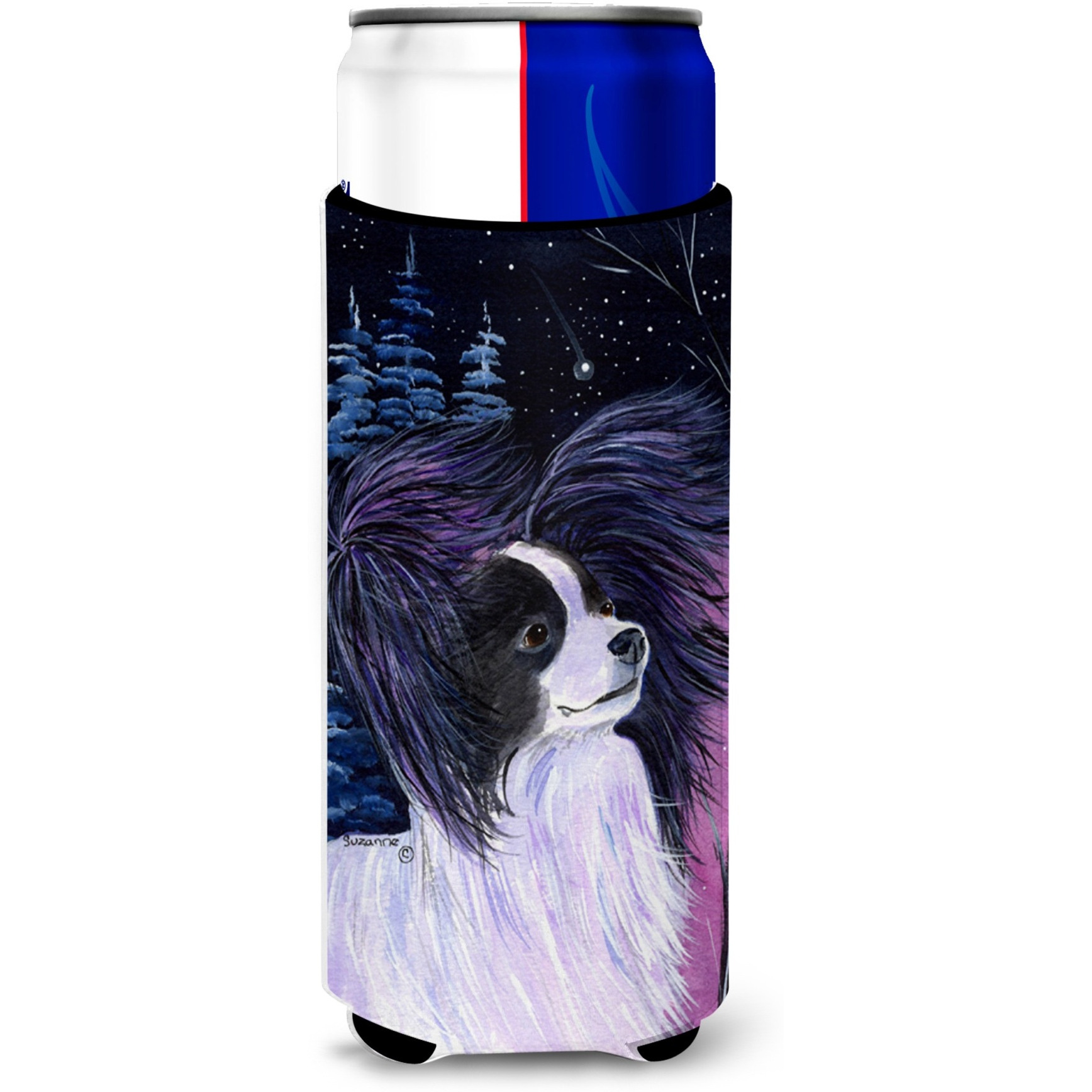 Starry Night Papillon Ultra Beverage Insulators for slim cans SS8377MUK