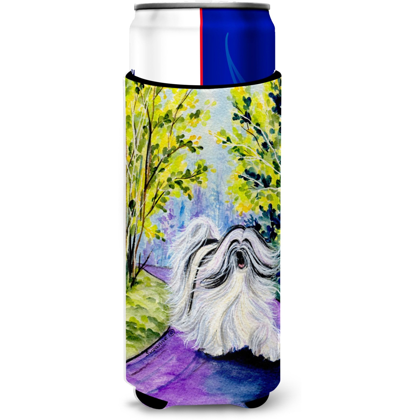 Tibetan Terrier Ultra Beverage Insulators for slim cans SS8643MUK