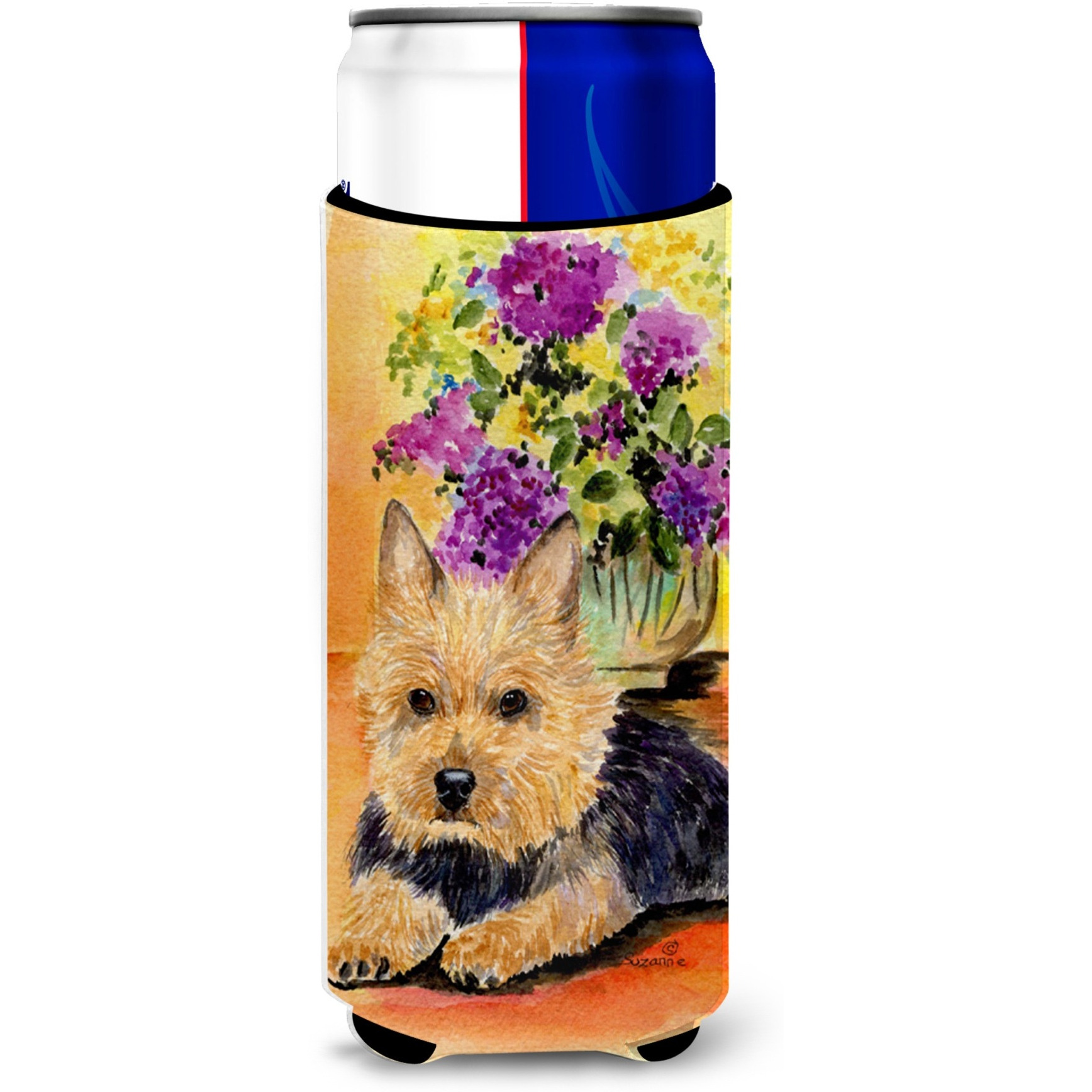 Norwich Terrier Ultra Beverage Insulators for slim cans SS8297MUK