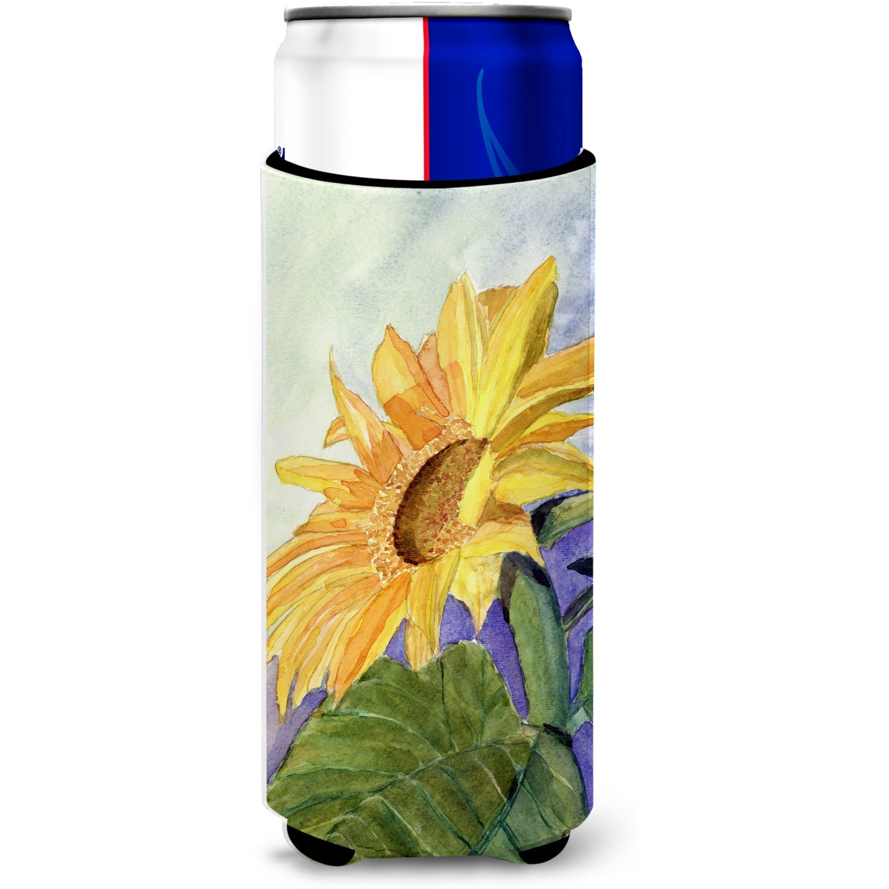 Flower - Sunflower Ultra Beverage Insulators for slim cans RDR2001MUK